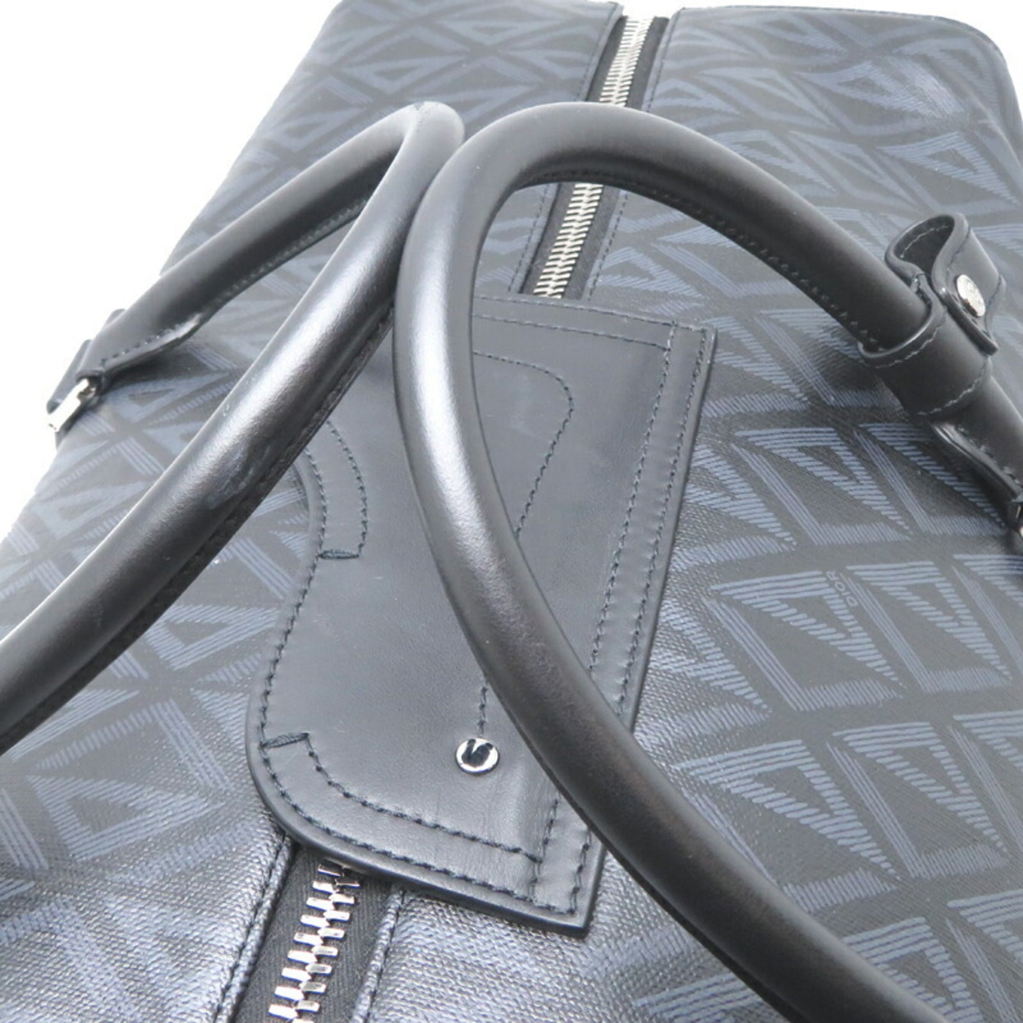 Christian Dior Black Pvc Boston Bag ()