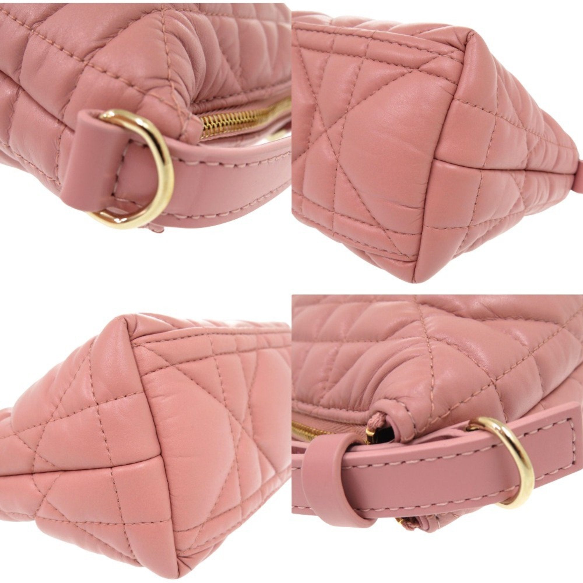Christian Dior Pink Leather Pouch ()