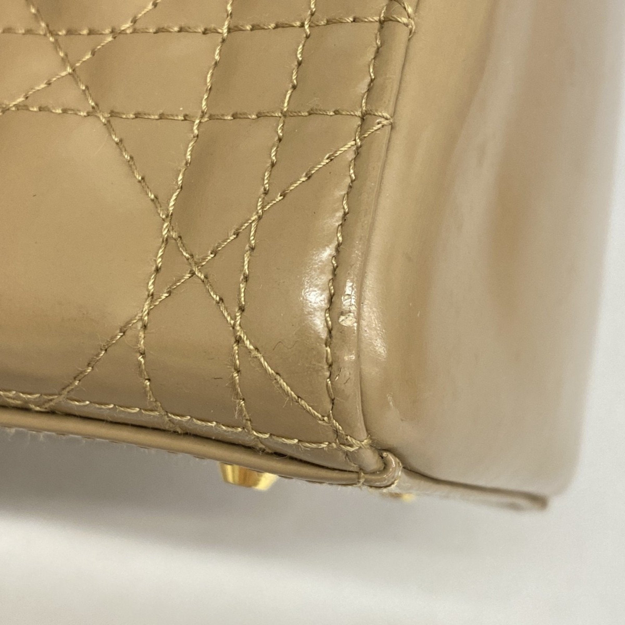 Christian Dior Brown Leather Handbag ()