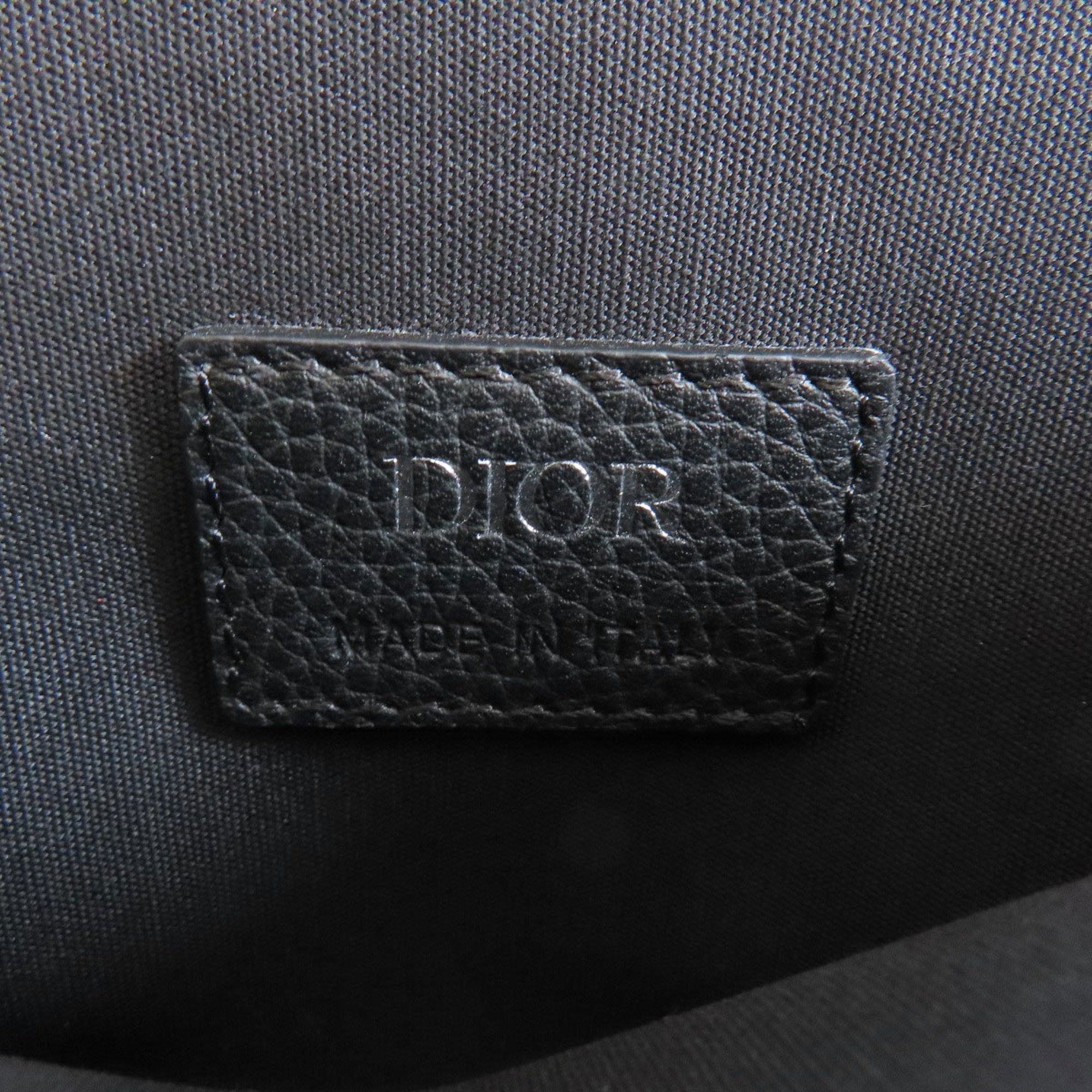 Christian Dior Black Leather Shoulder Bag ()