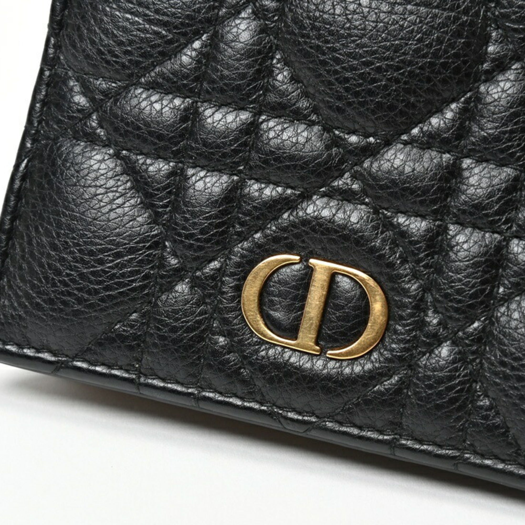 Christian Dior Black Leather Wallet (Bi-Fold) ()