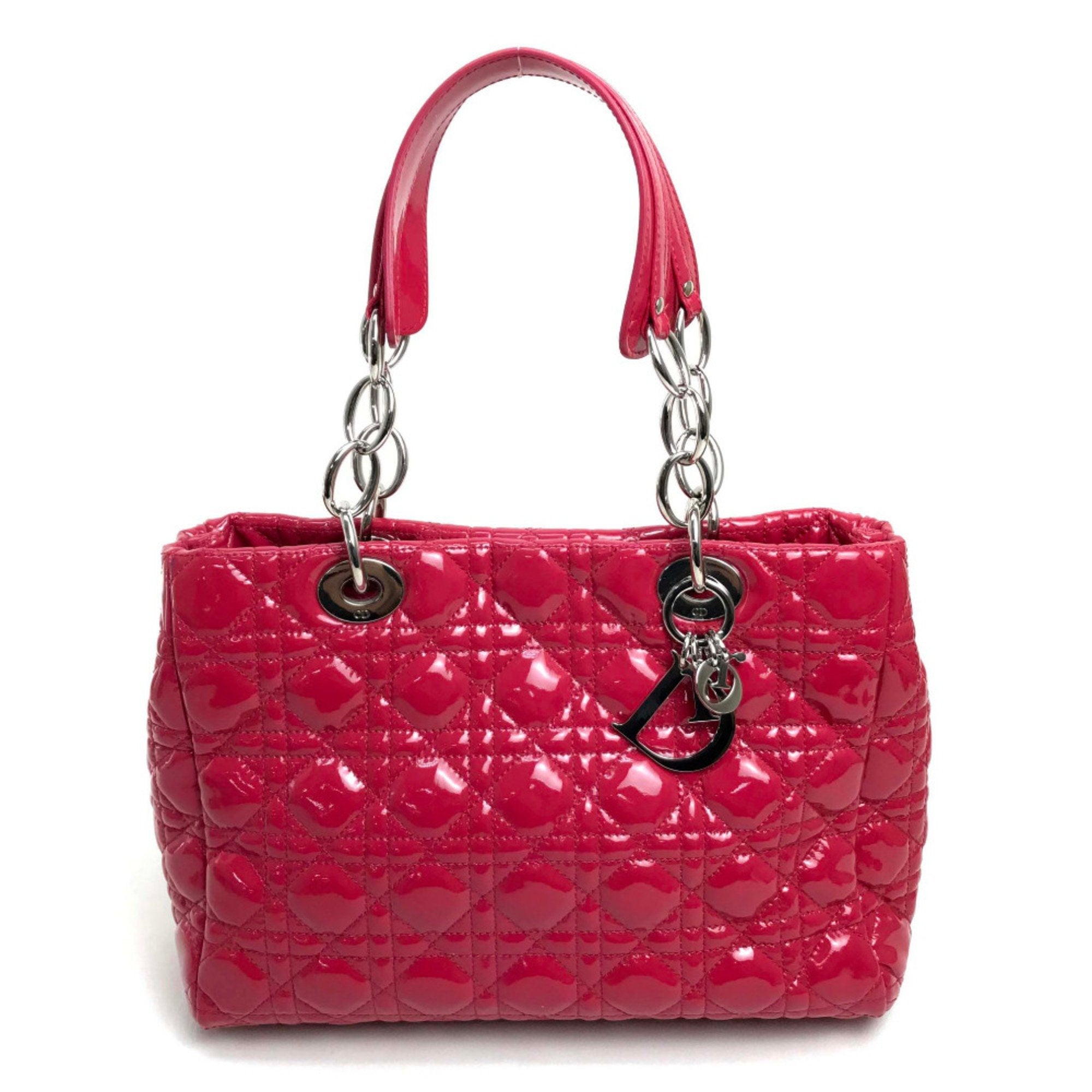 Christian Dior Pink Leather Handbag ()