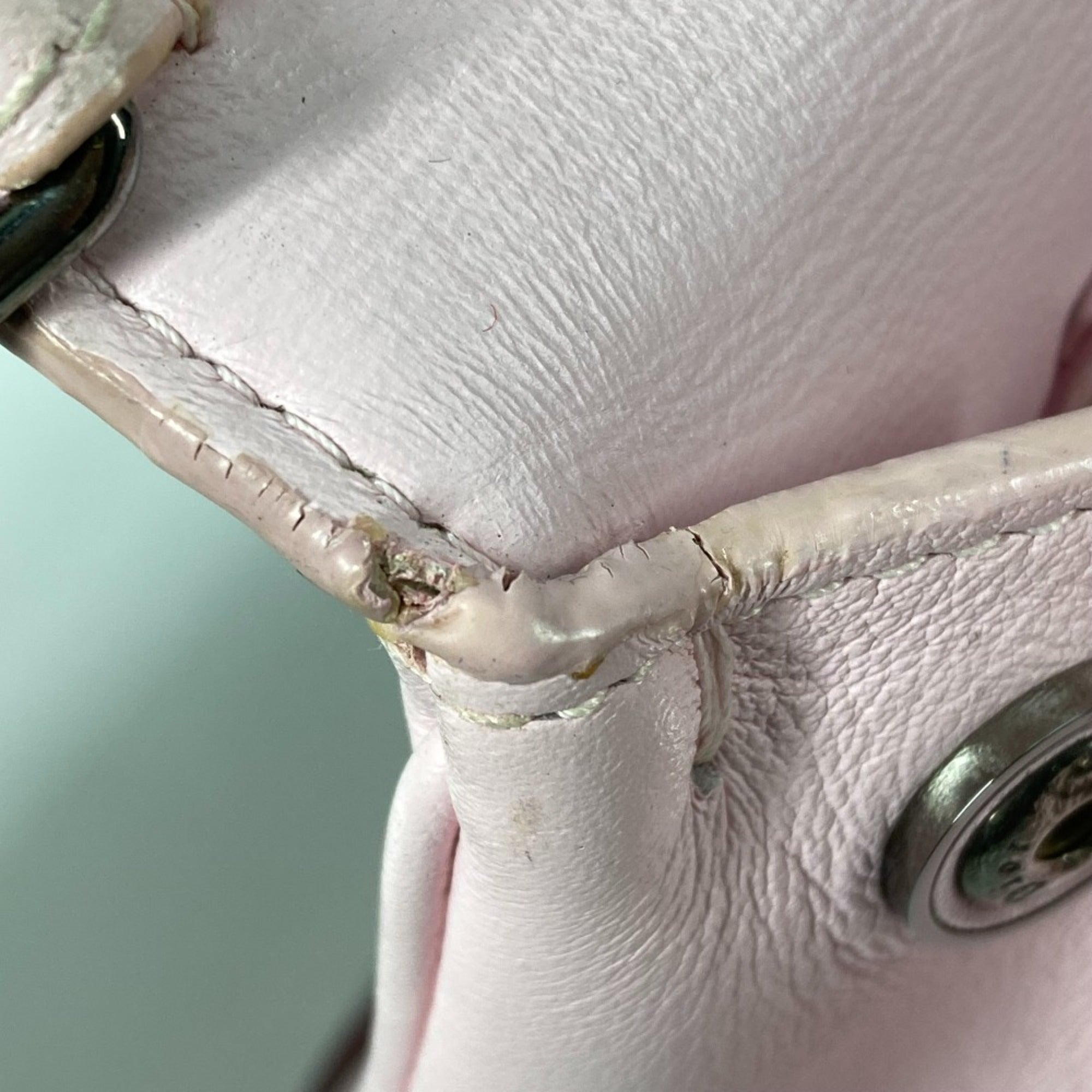 Christian Dior Pink Leather Handbag ()