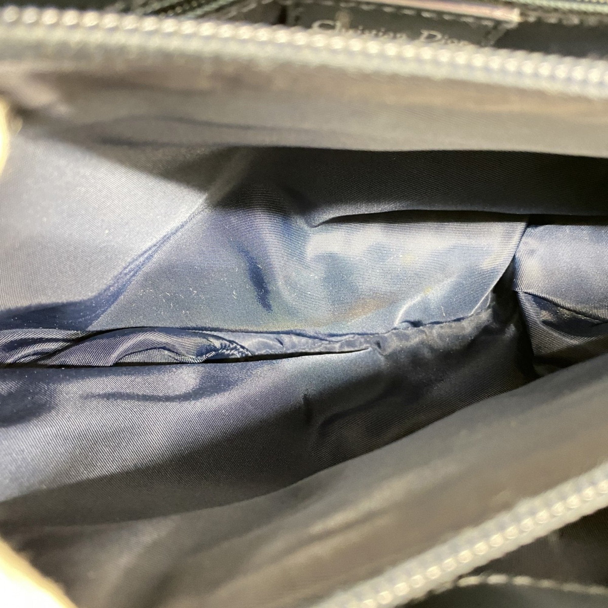 Christian Dior Navy Canvas Handbag ()