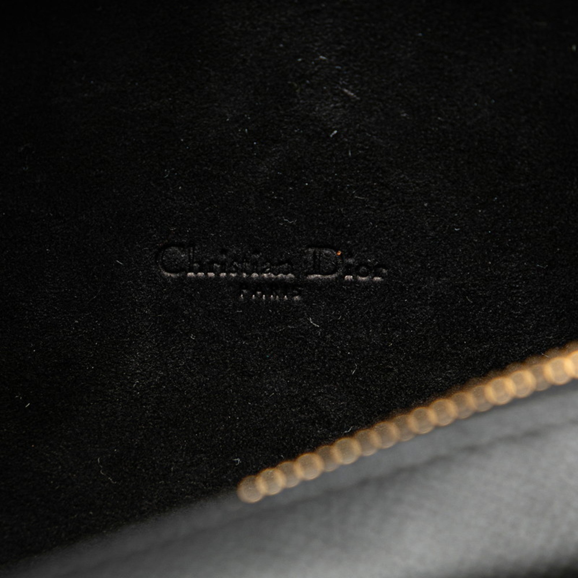 Christian Dior Black Leather Shoulder Bag ()
