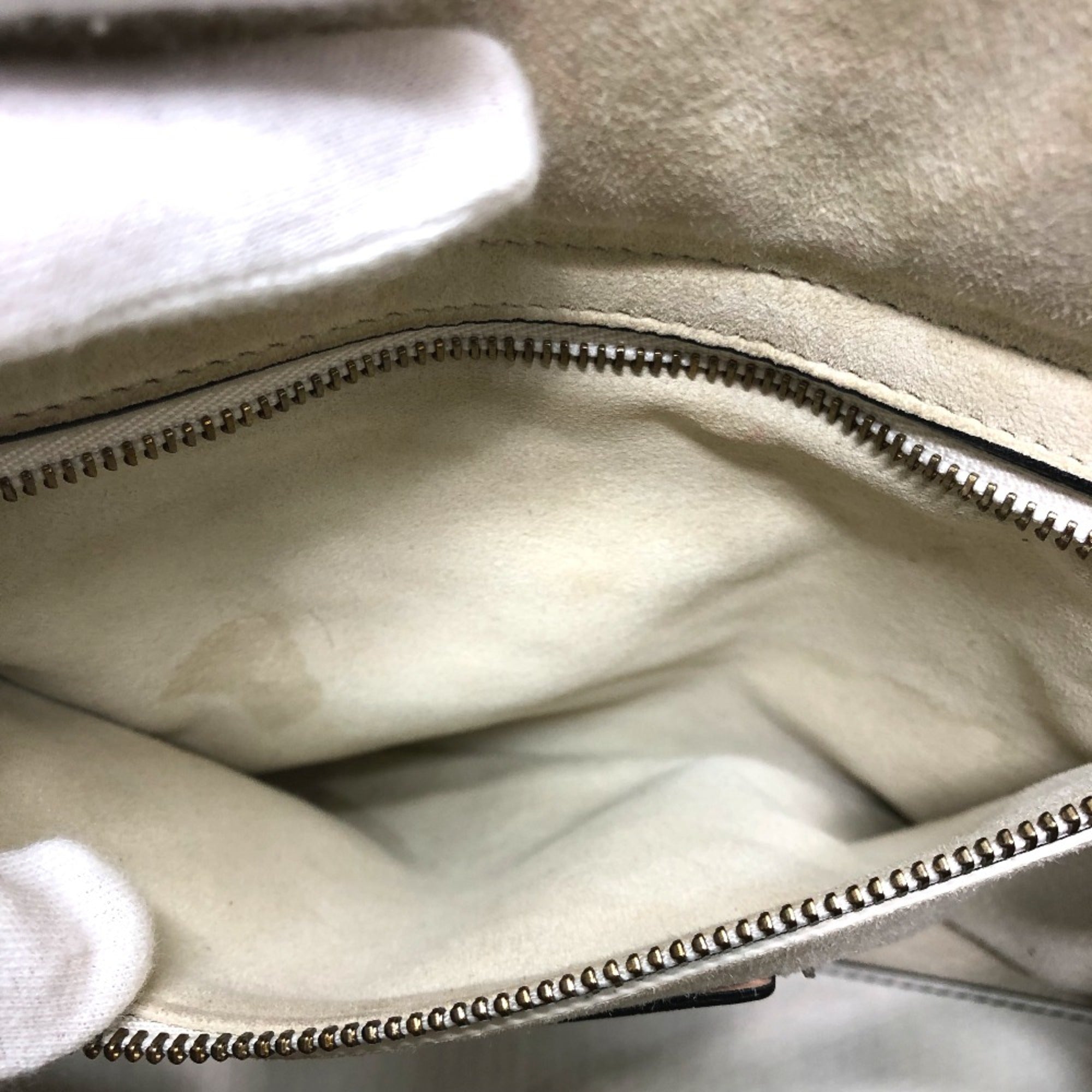 Christian Dior White Leather Handbag ()