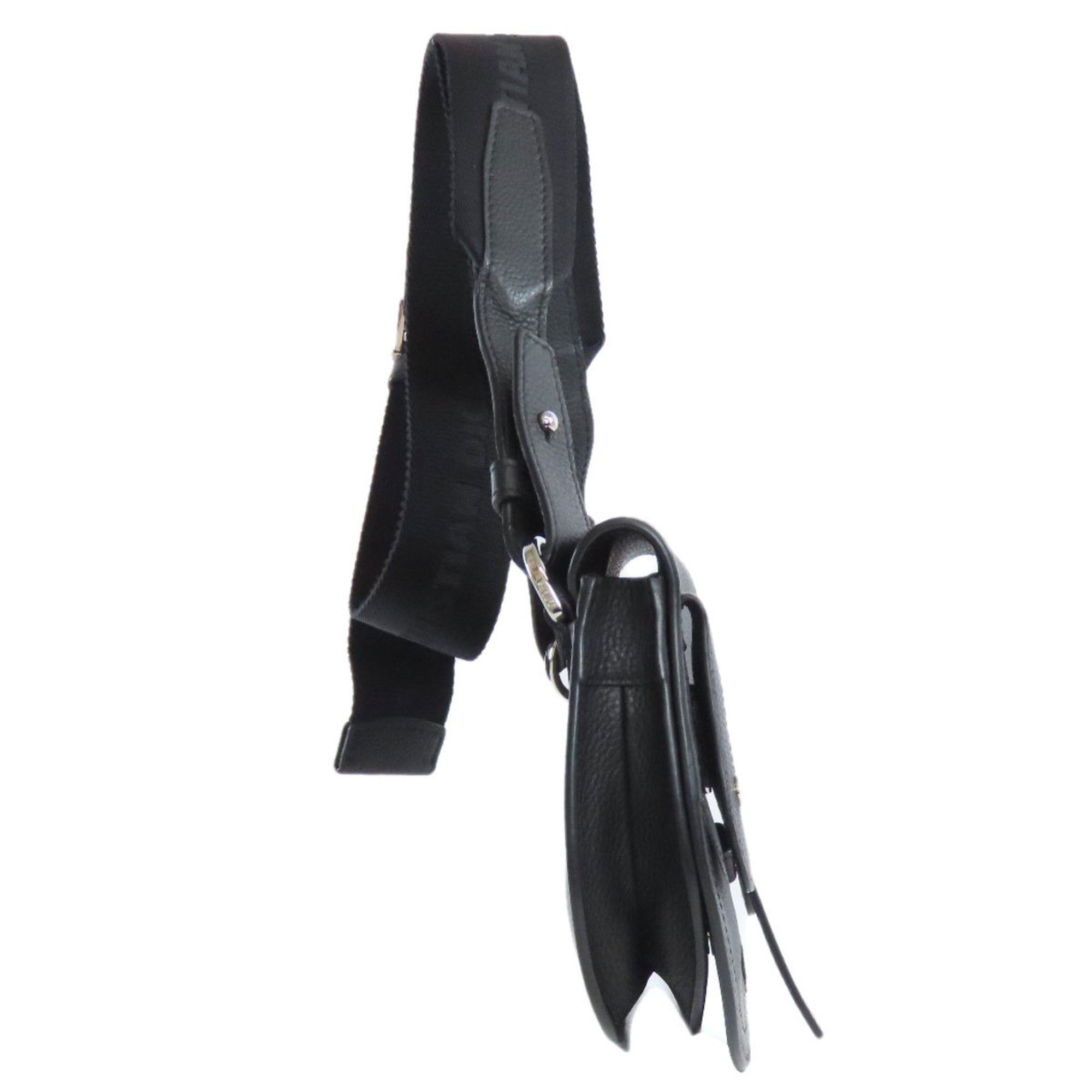 Christian Dior Black Leather Shoulder Bag ()