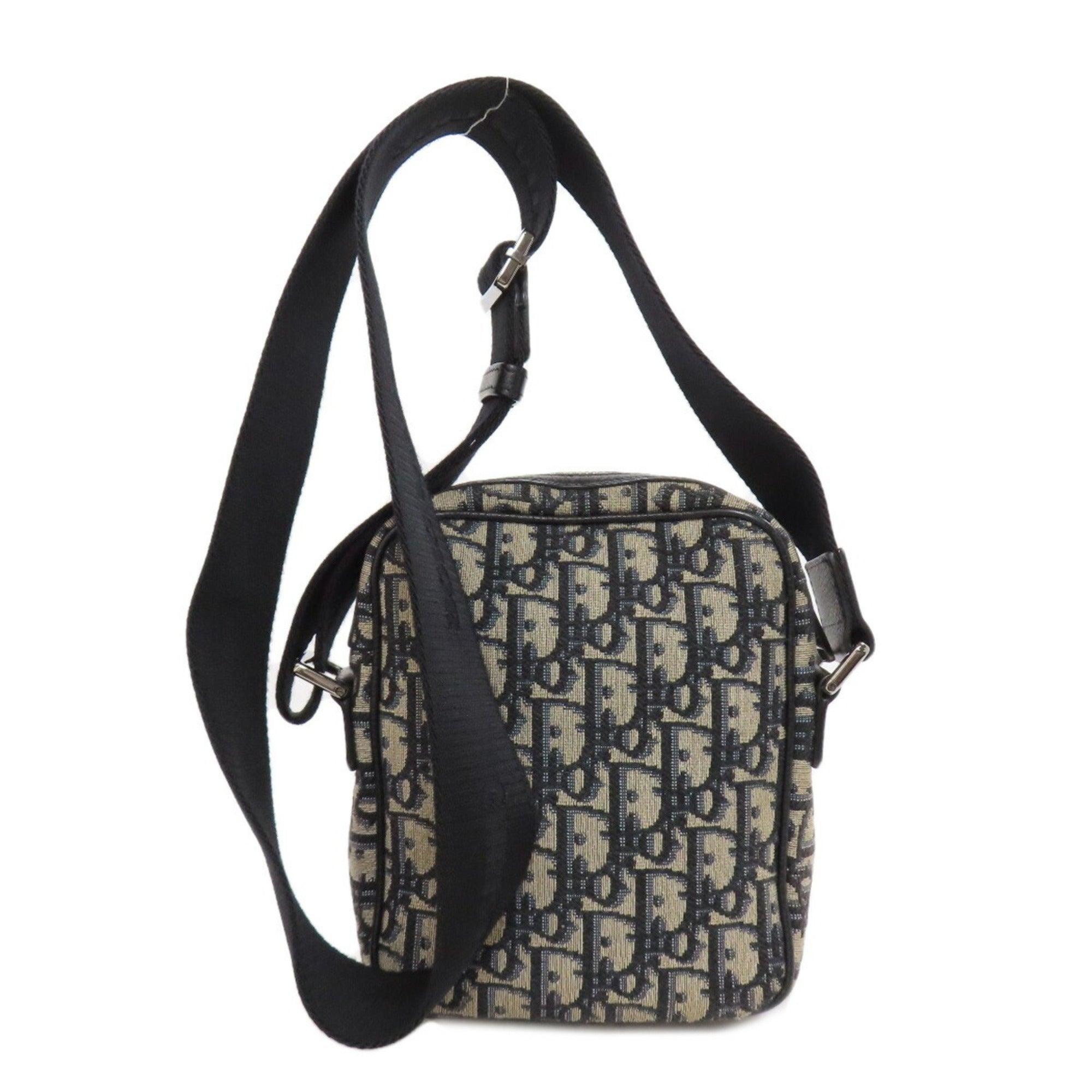 Christian Dior Black Canvas Shoulder Bag ()