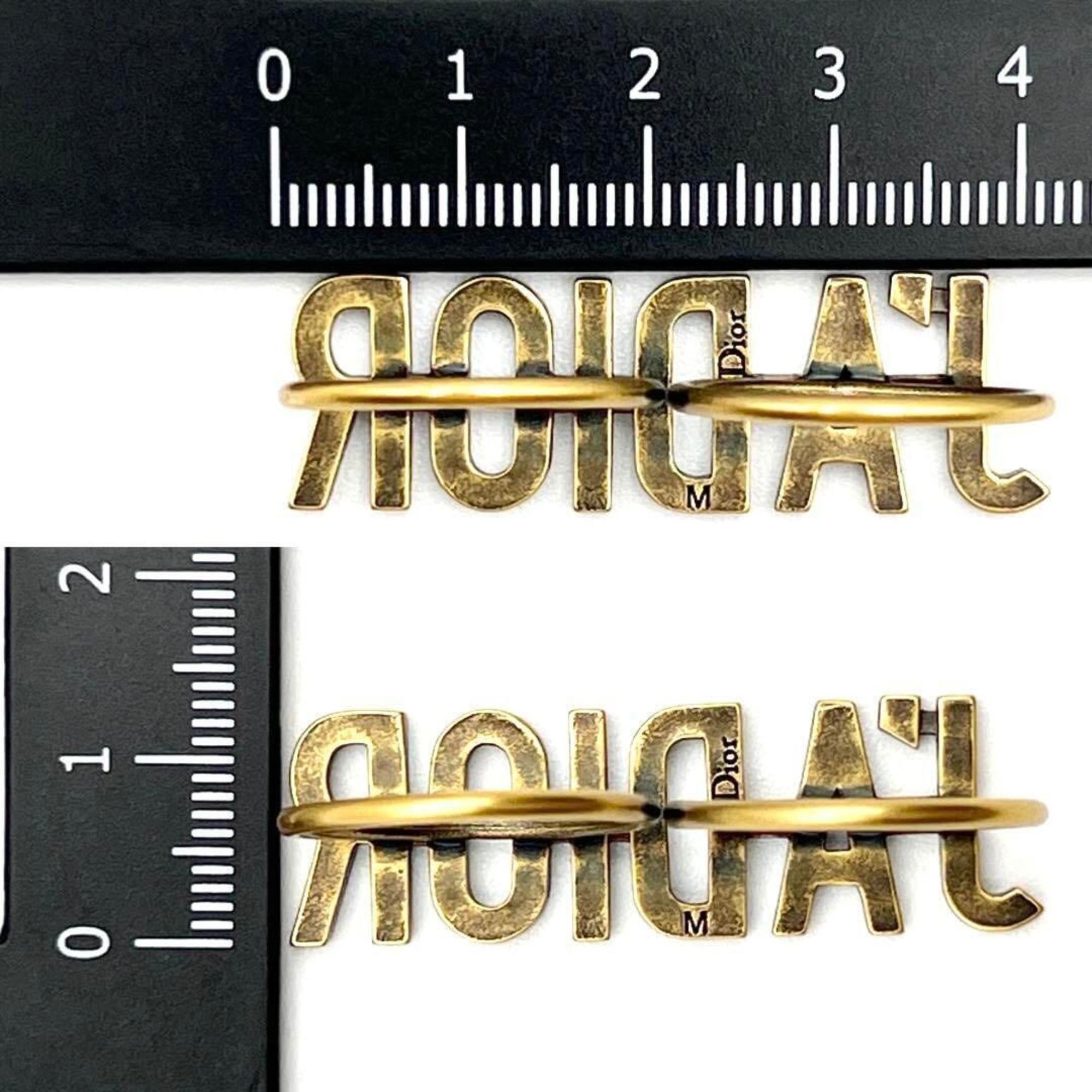 Christian Dior Gold Metal Band Ring ()