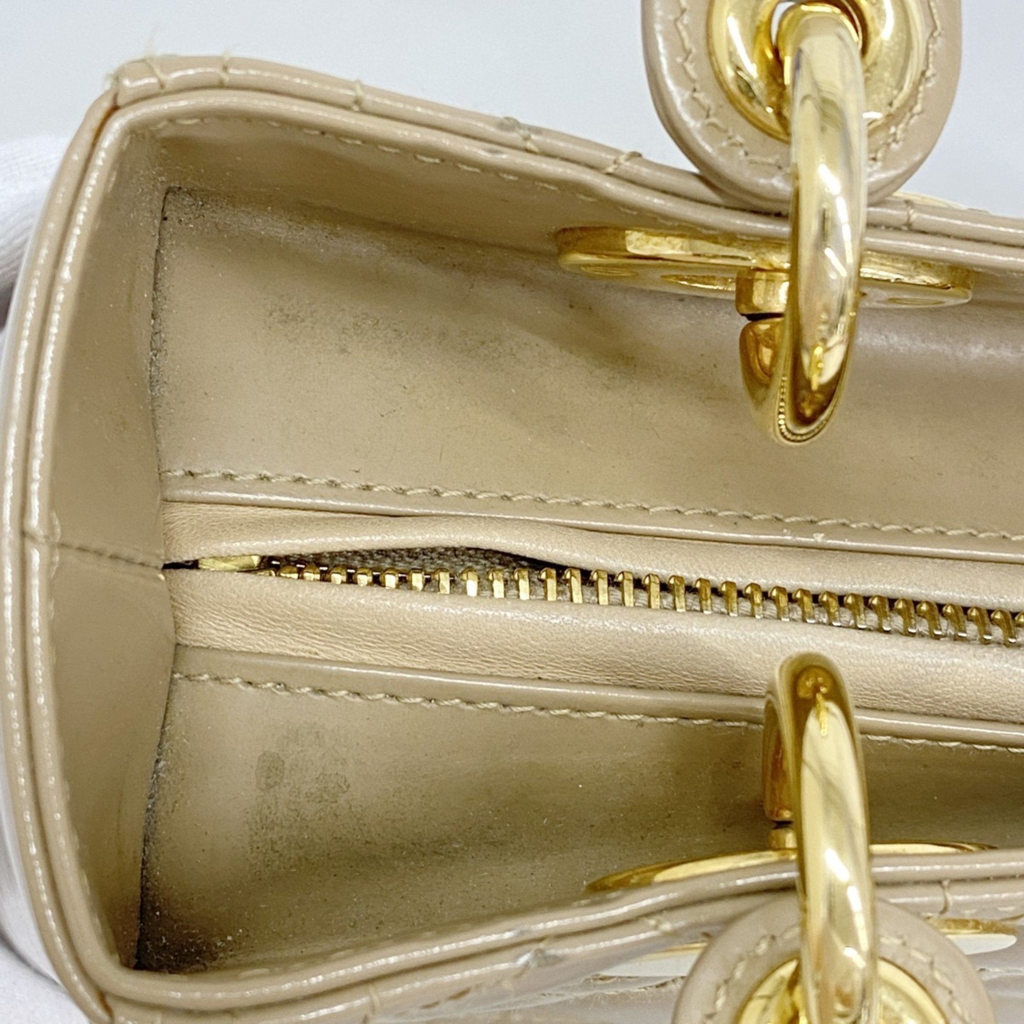 Christian Dior Brown Leather Handbag ()