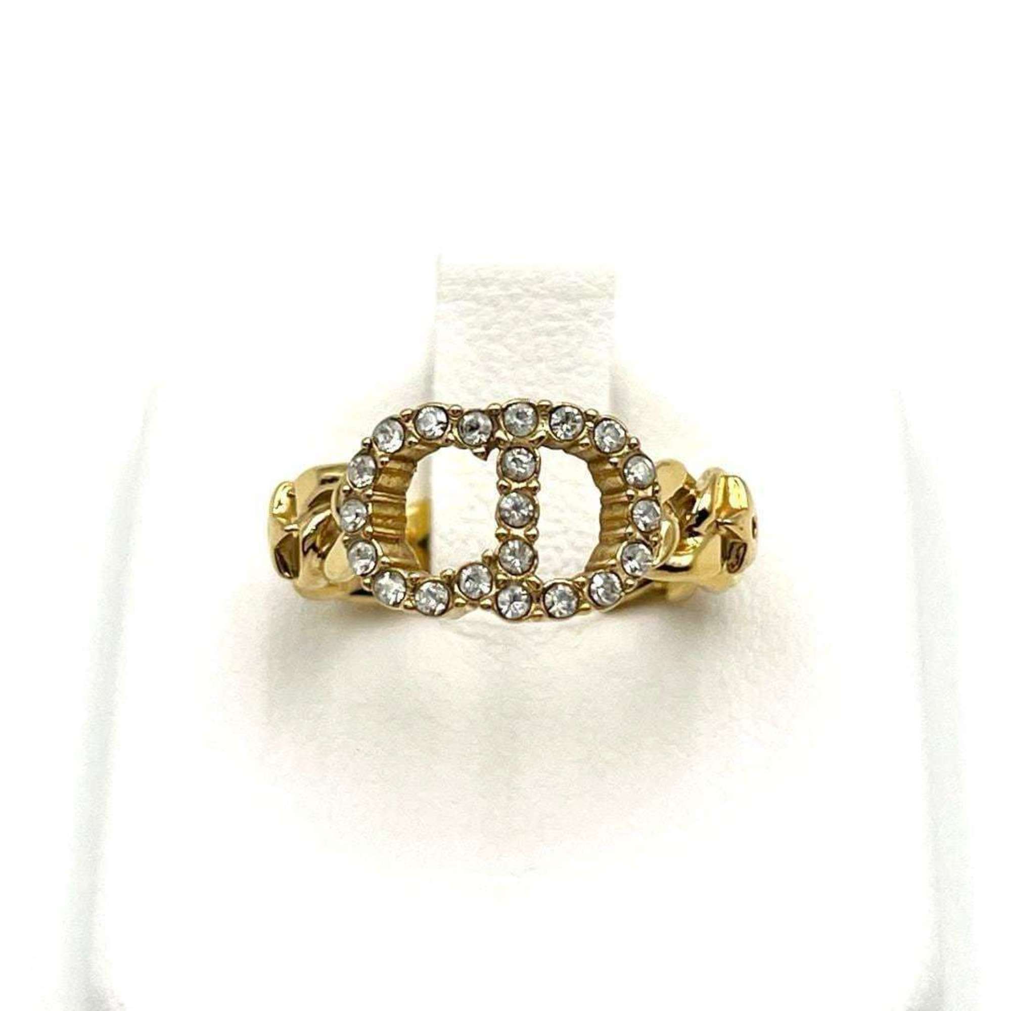 Christian Dior Gold Metal Band Ring ()