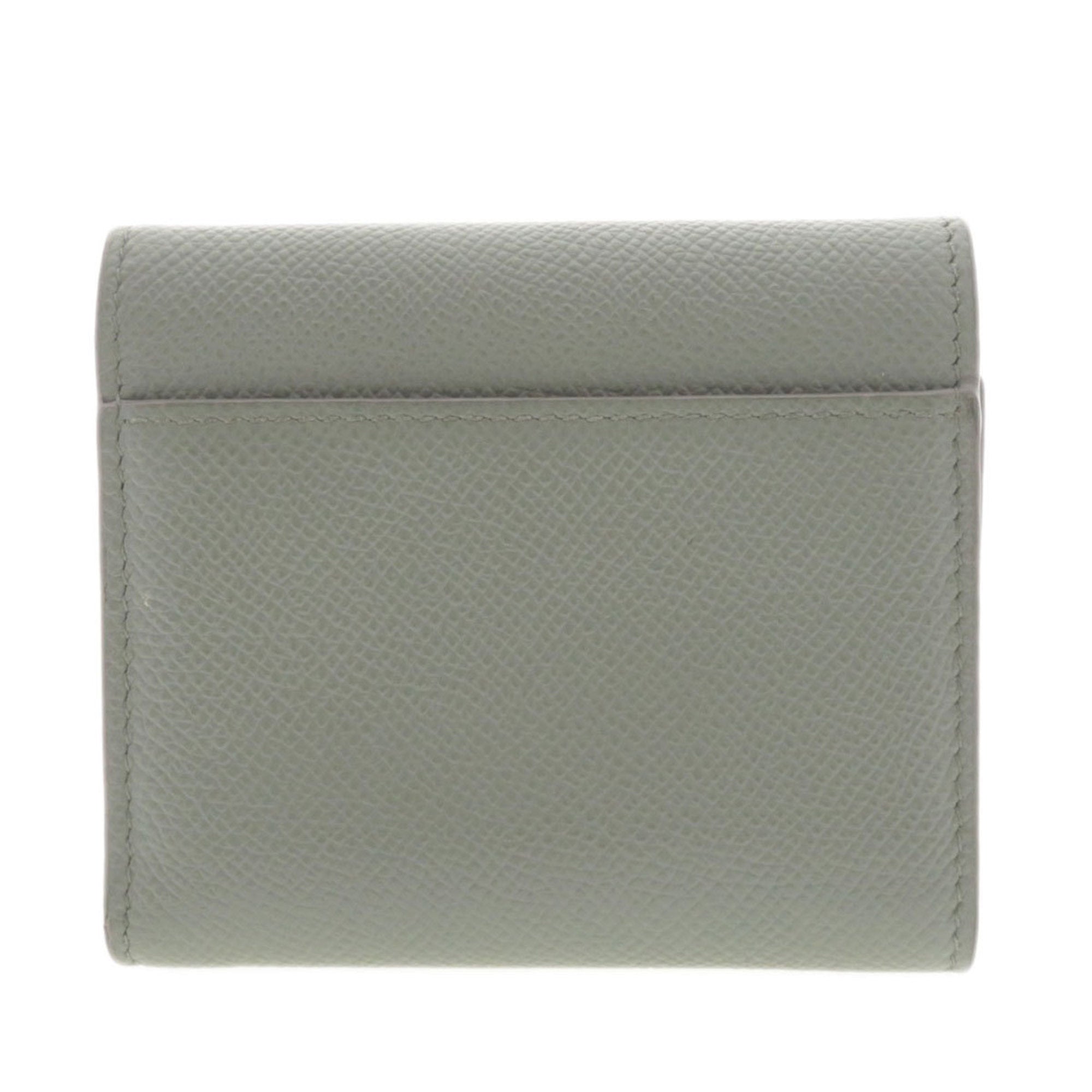 Christian Dior Gray Leather Wallet (Bi-Fold) ()