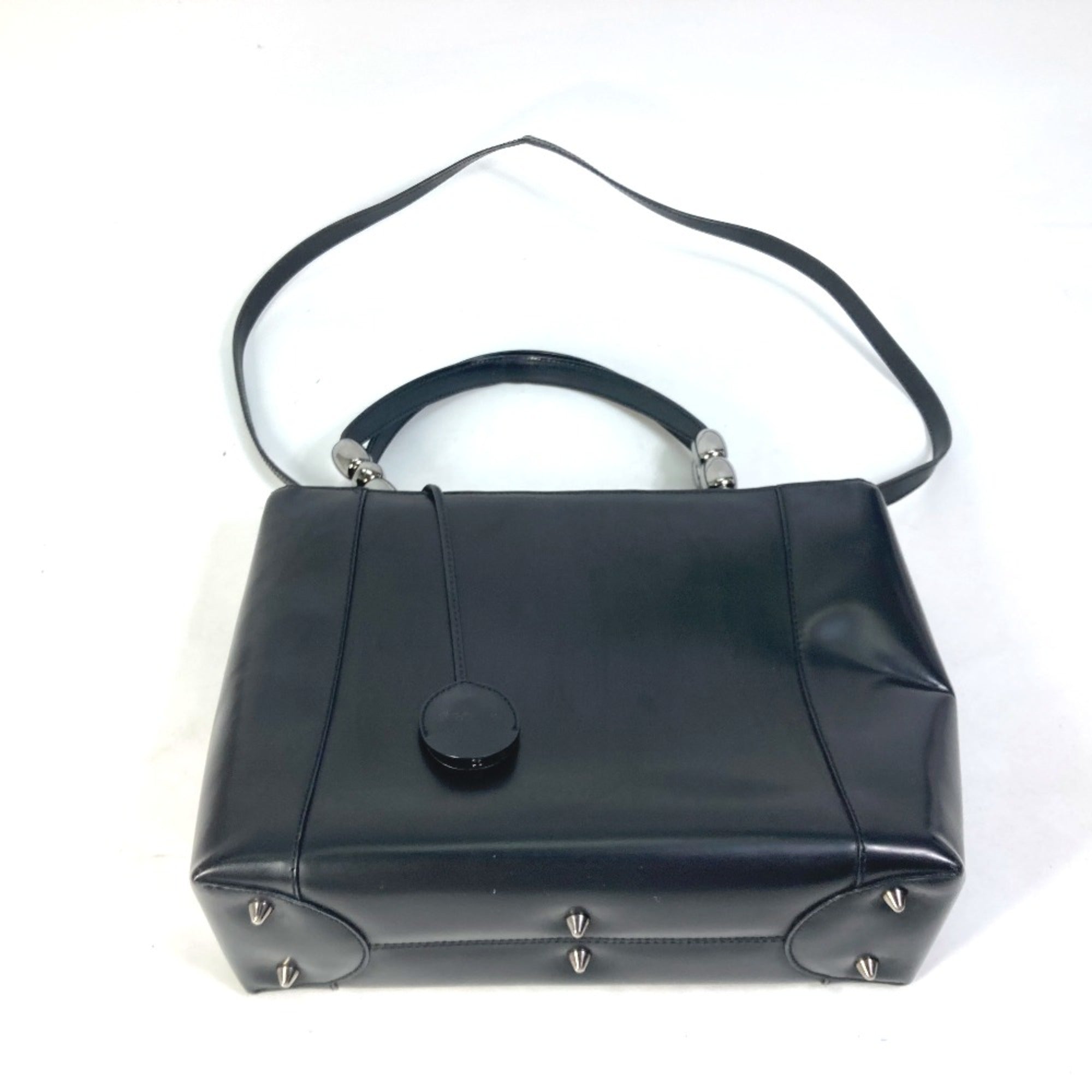 Christian Dior Black Leather Handbag ()