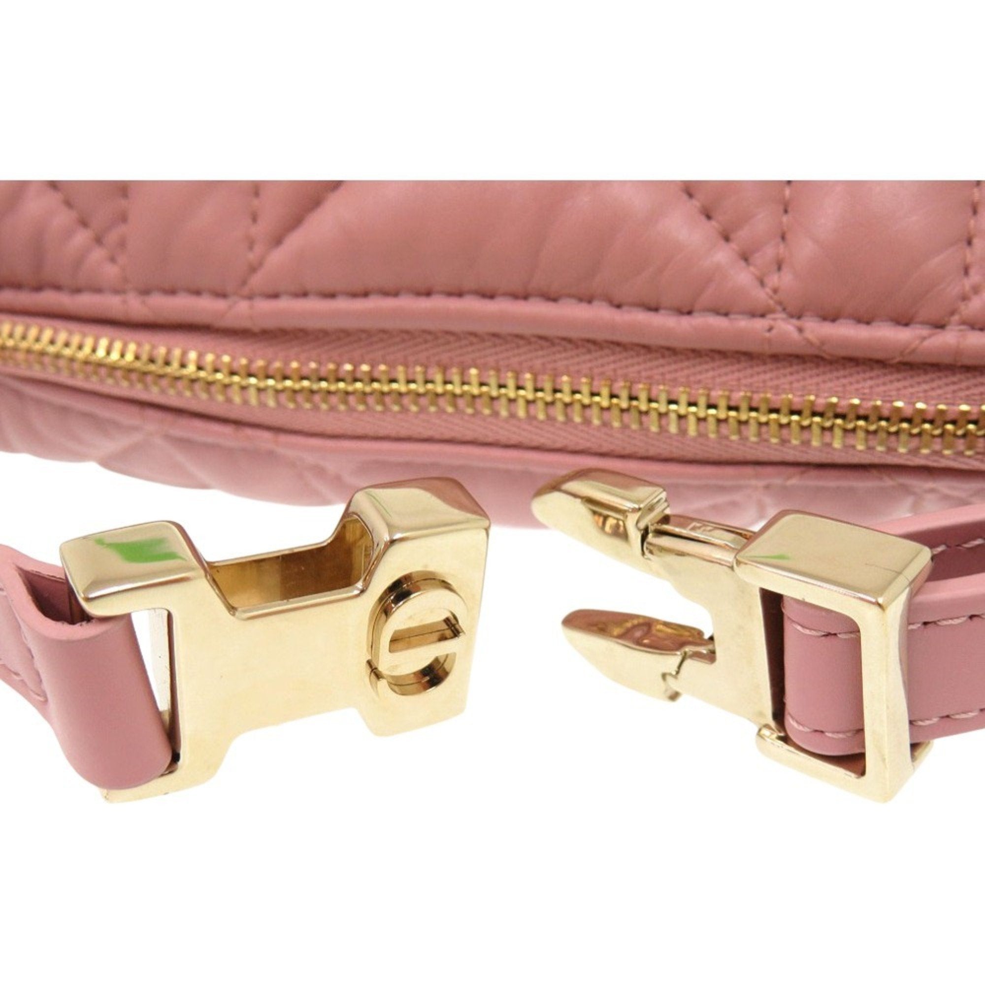Christian Dior Pink Leather Pouch ()