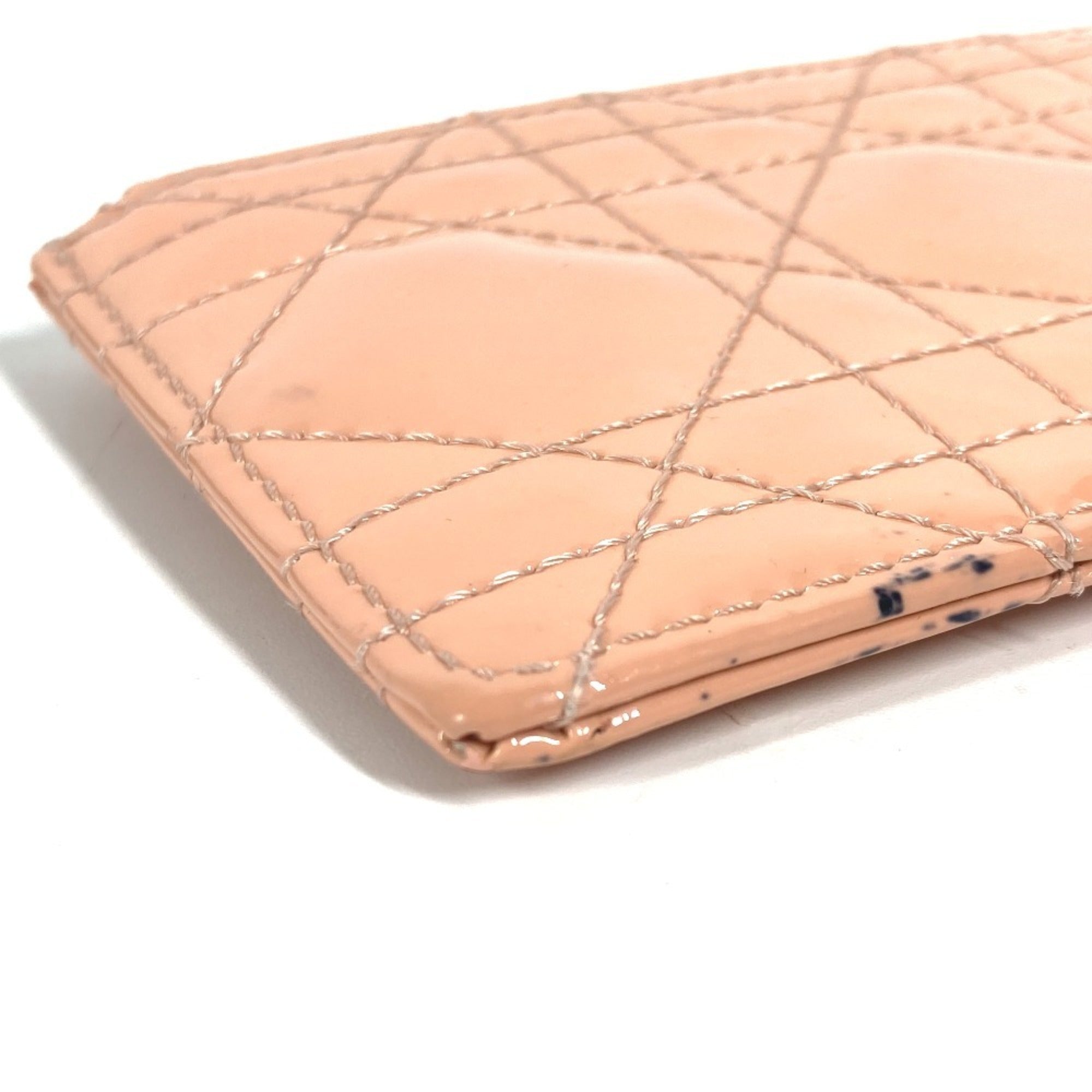 Christian Dior Pink Leather Coin Purse/Coin Case ()