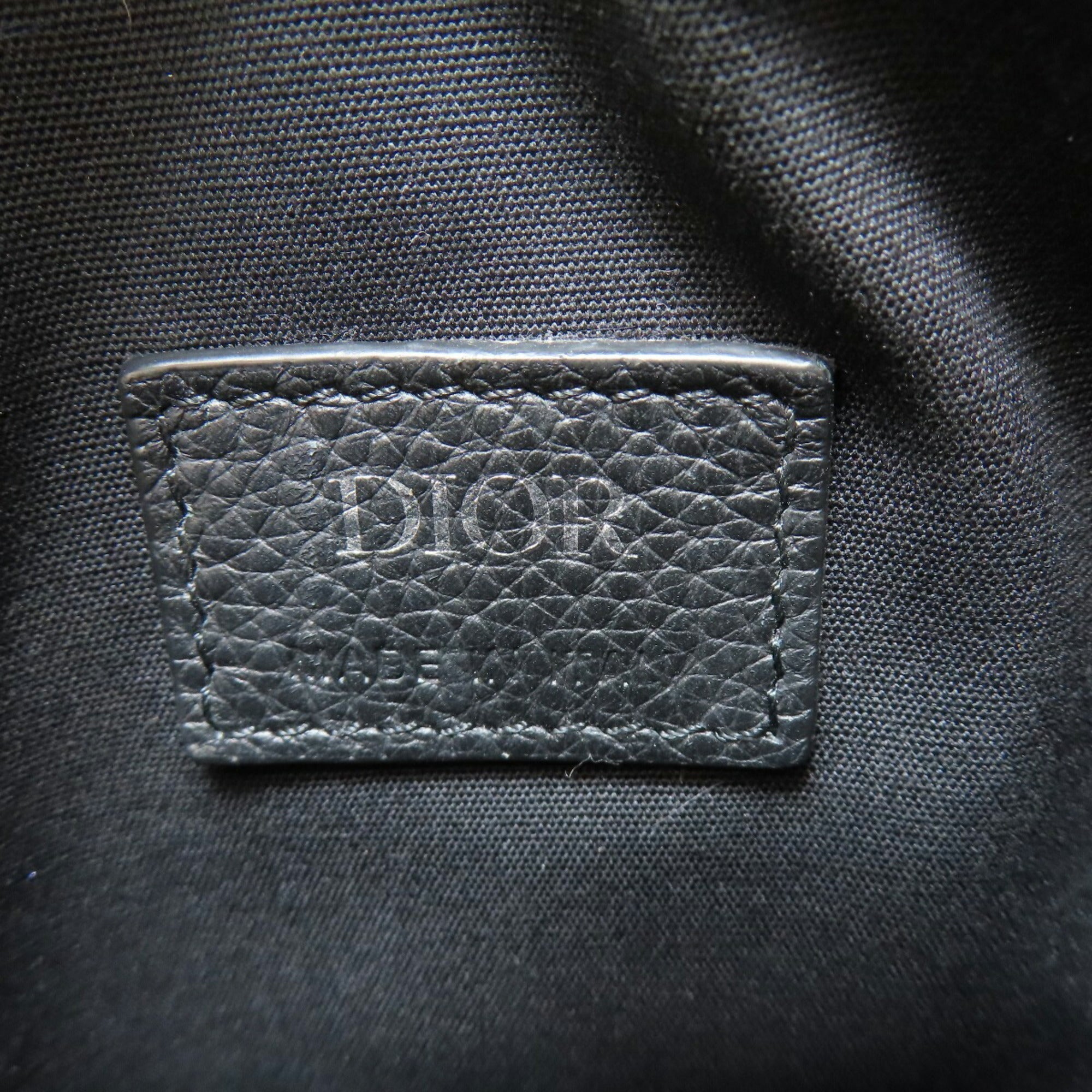 Christian Dior Black Canvas Shoulder Bag ()