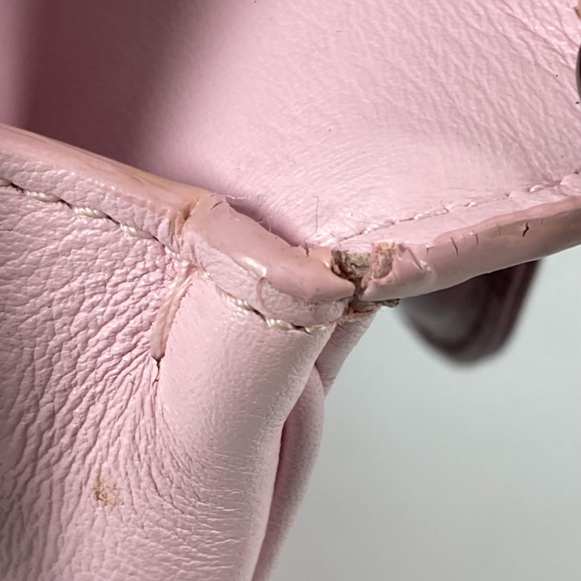 Christian Dior Pink Leather Handbag ()