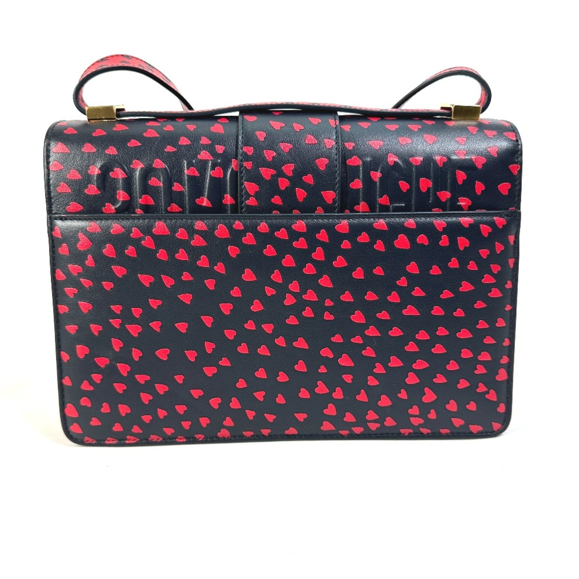 Christian Dior Black Leather Shoulder Bag ()