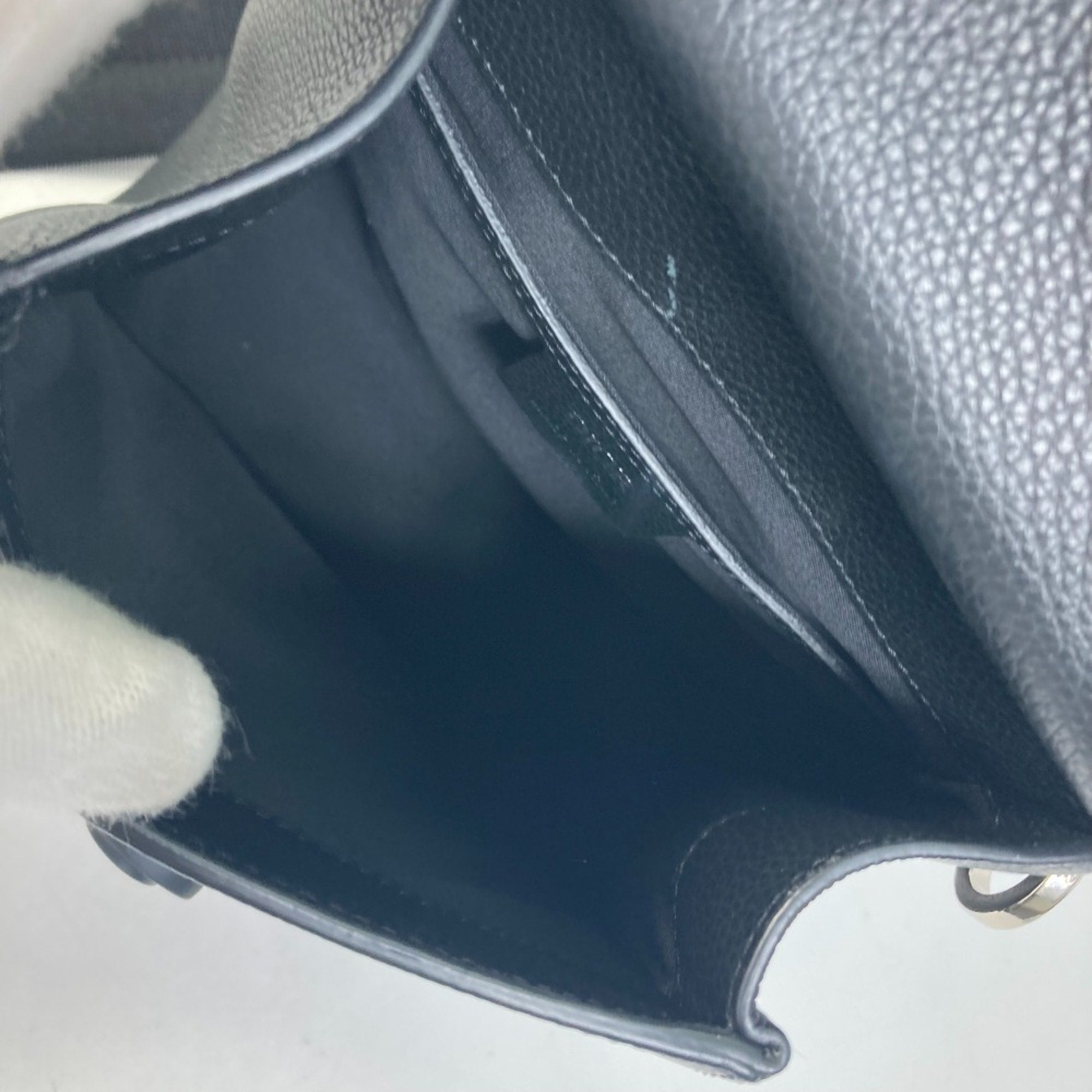 Christian Dior Black Leather Backpack ()