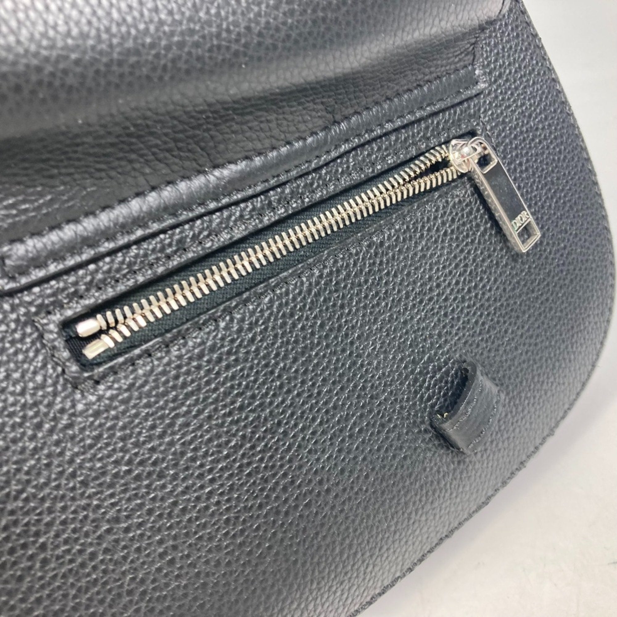 Christian Dior Black Leather Backpack ()