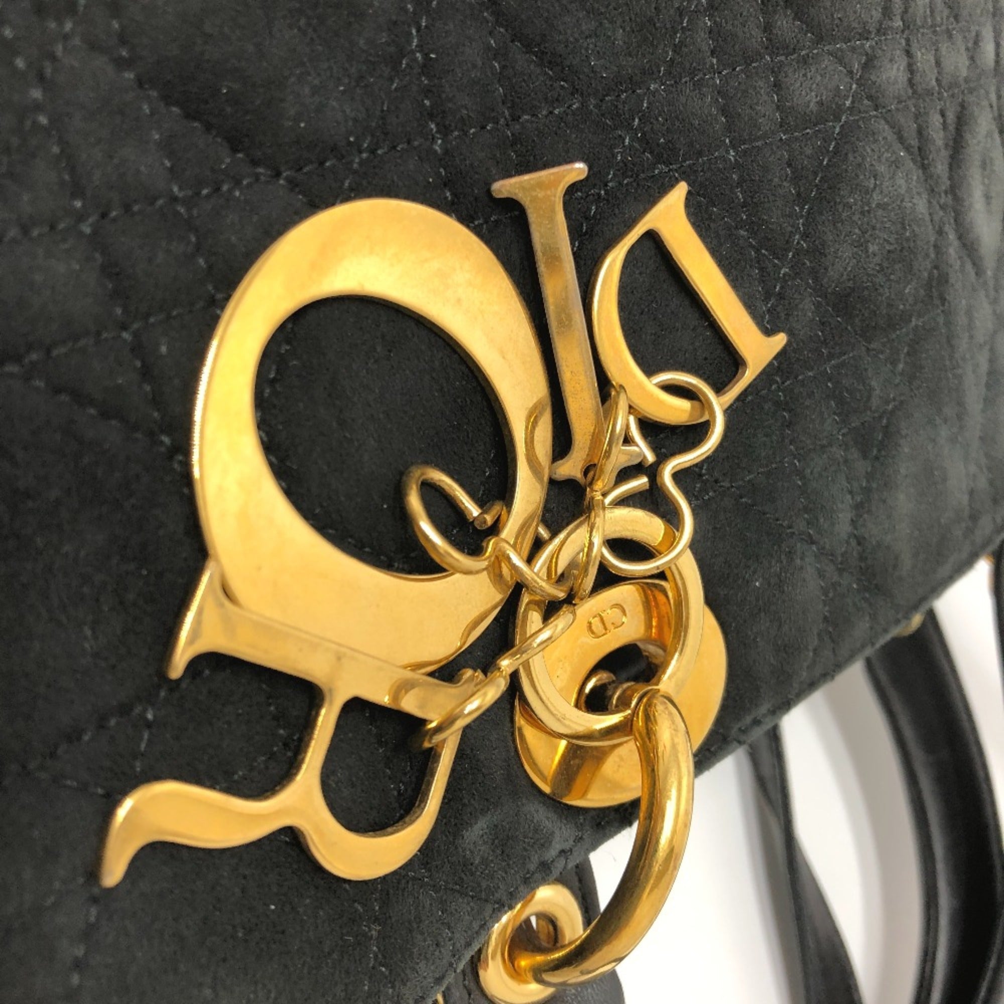 Christian Dior Black Leather Handbag ()