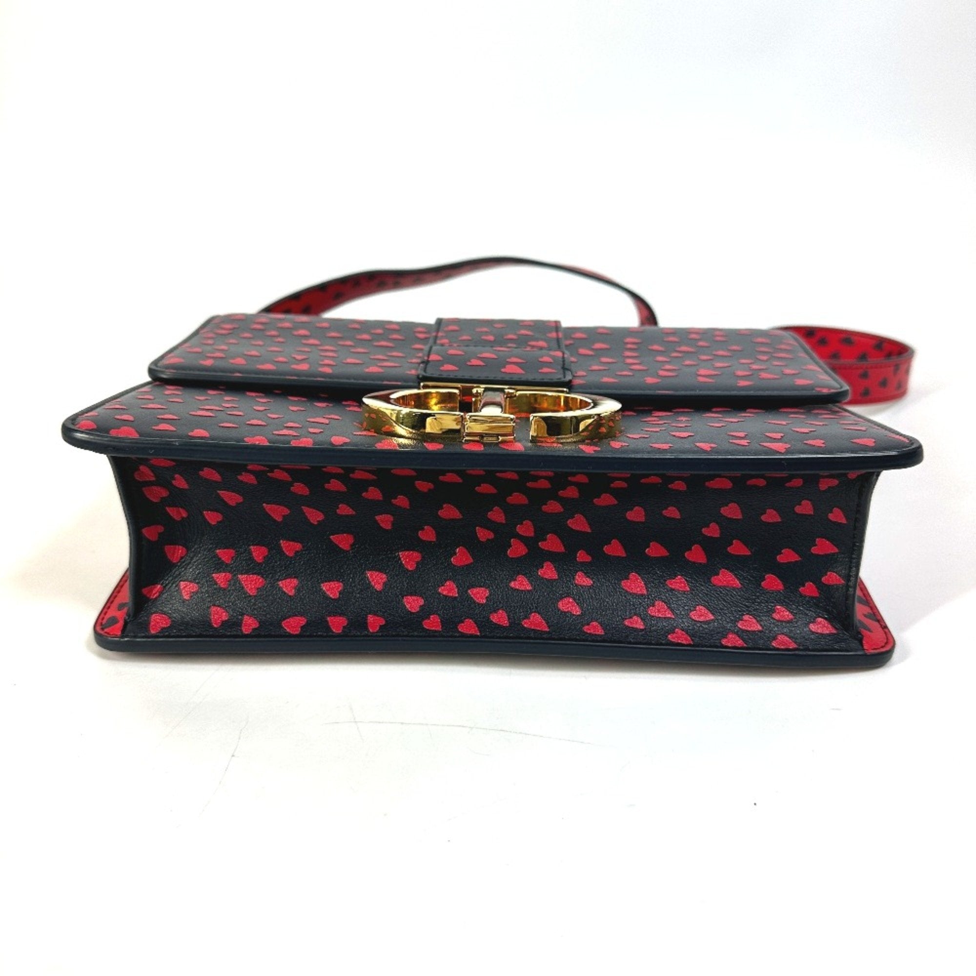Christian Dior Black Leather Shoulder Bag ()