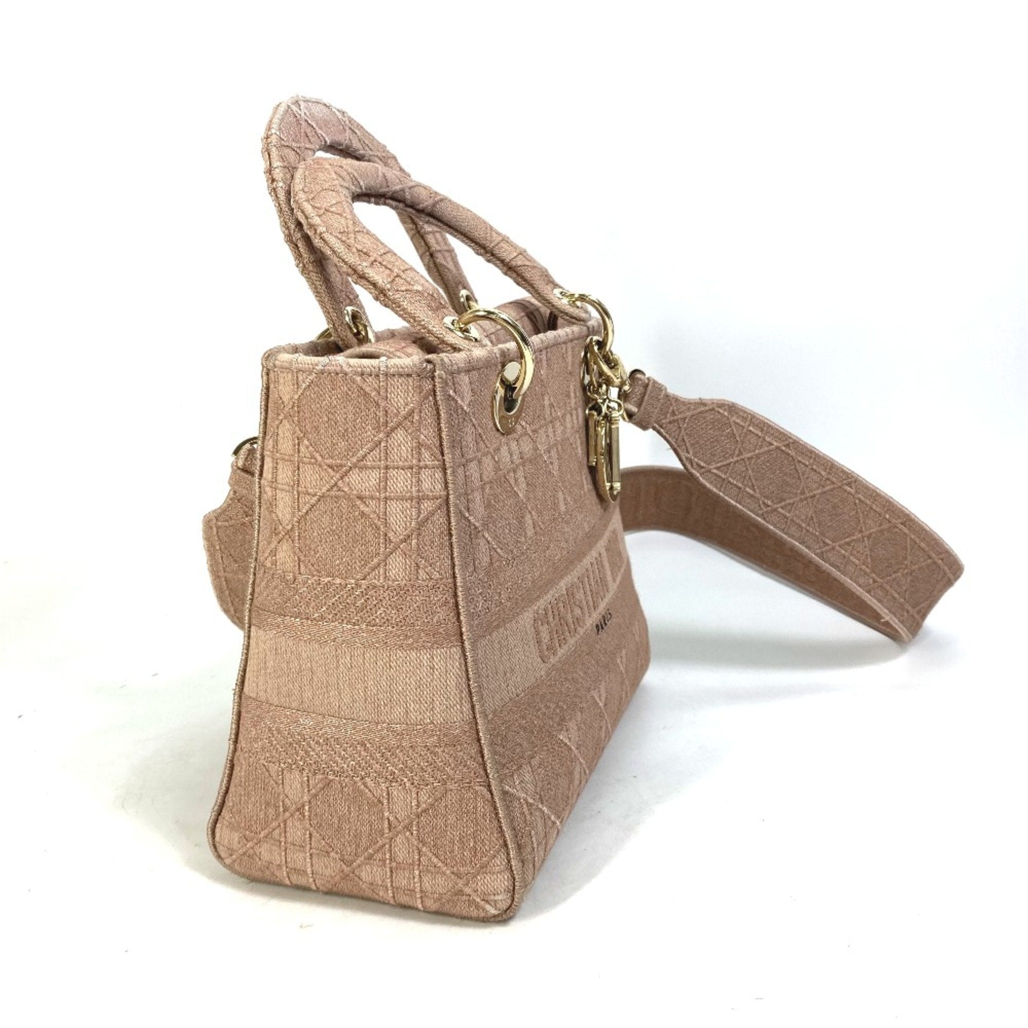 Christian Dior Pink Cloth Handbag ()