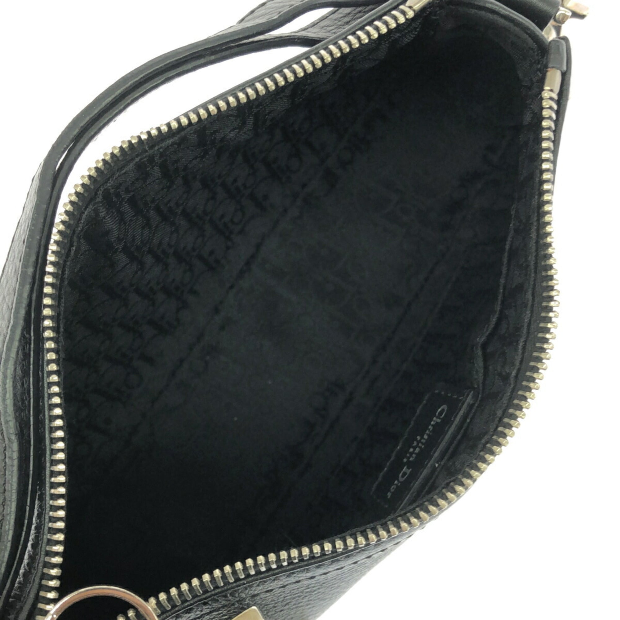 Christian Dior Black Leather Handbag ()