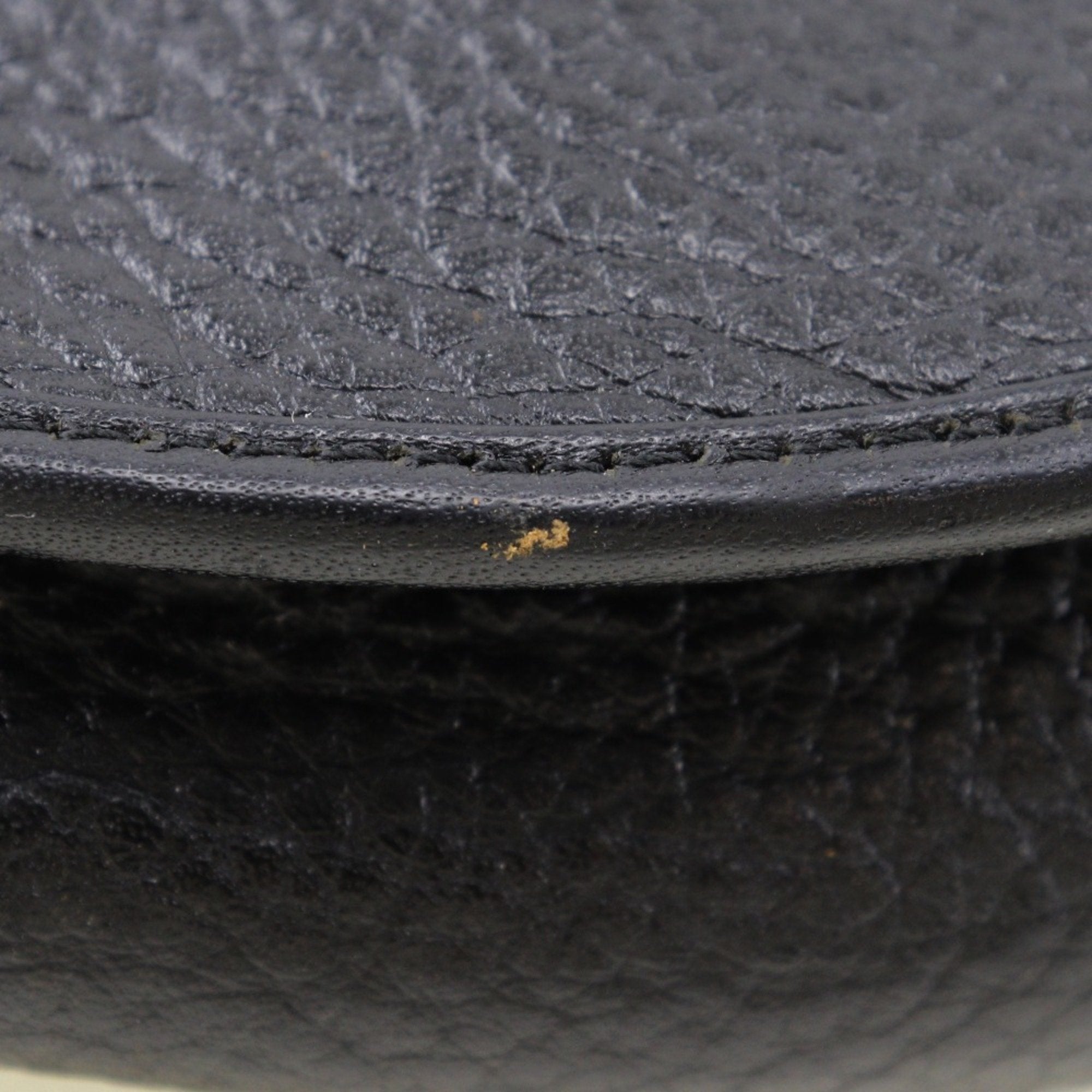 Christian Dior Black Leather Pochette Shoulder Bag ()