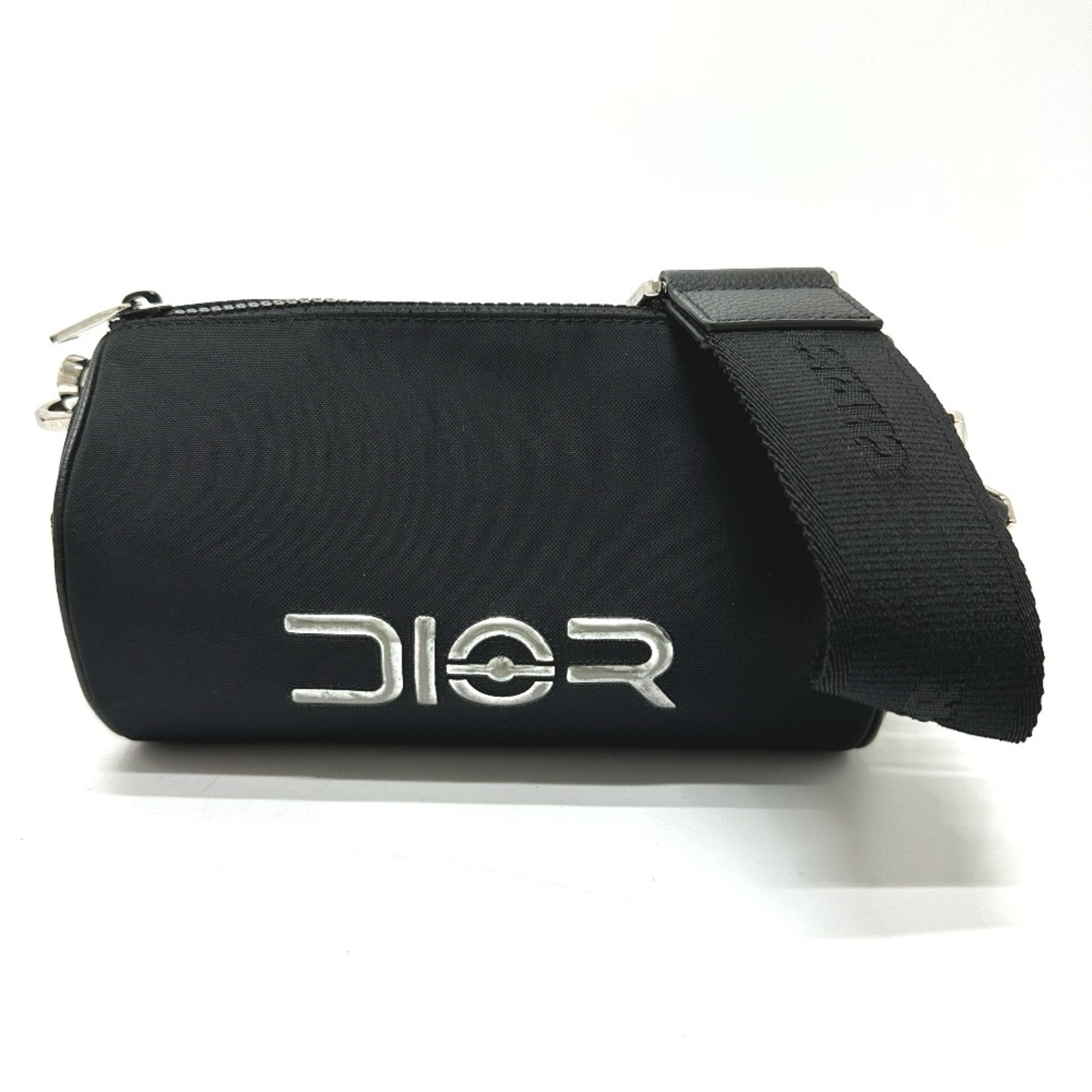 Christian Dior Black Leather Shoulder Bag ()