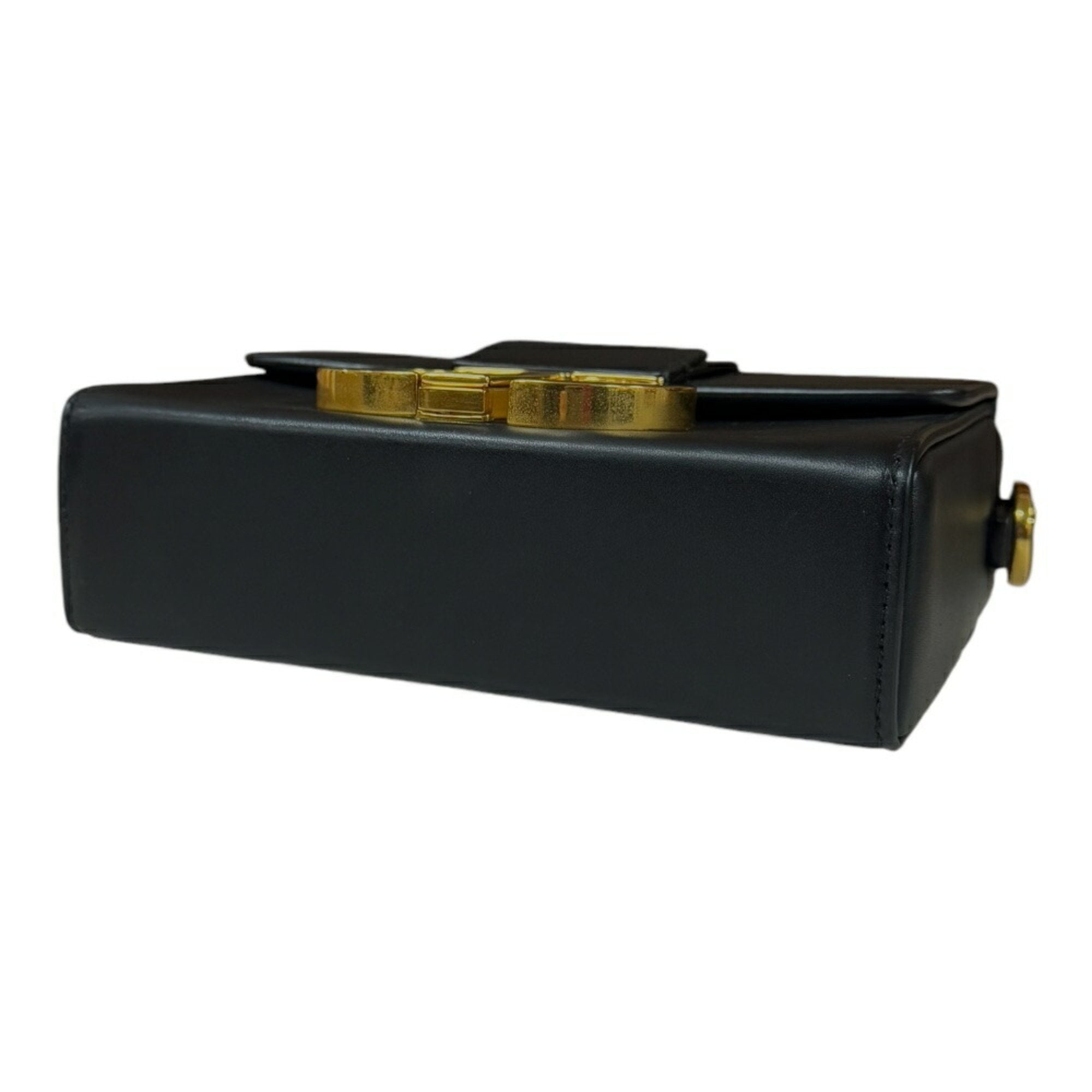 Christian Dior Black Leather Shoulder Bag ()