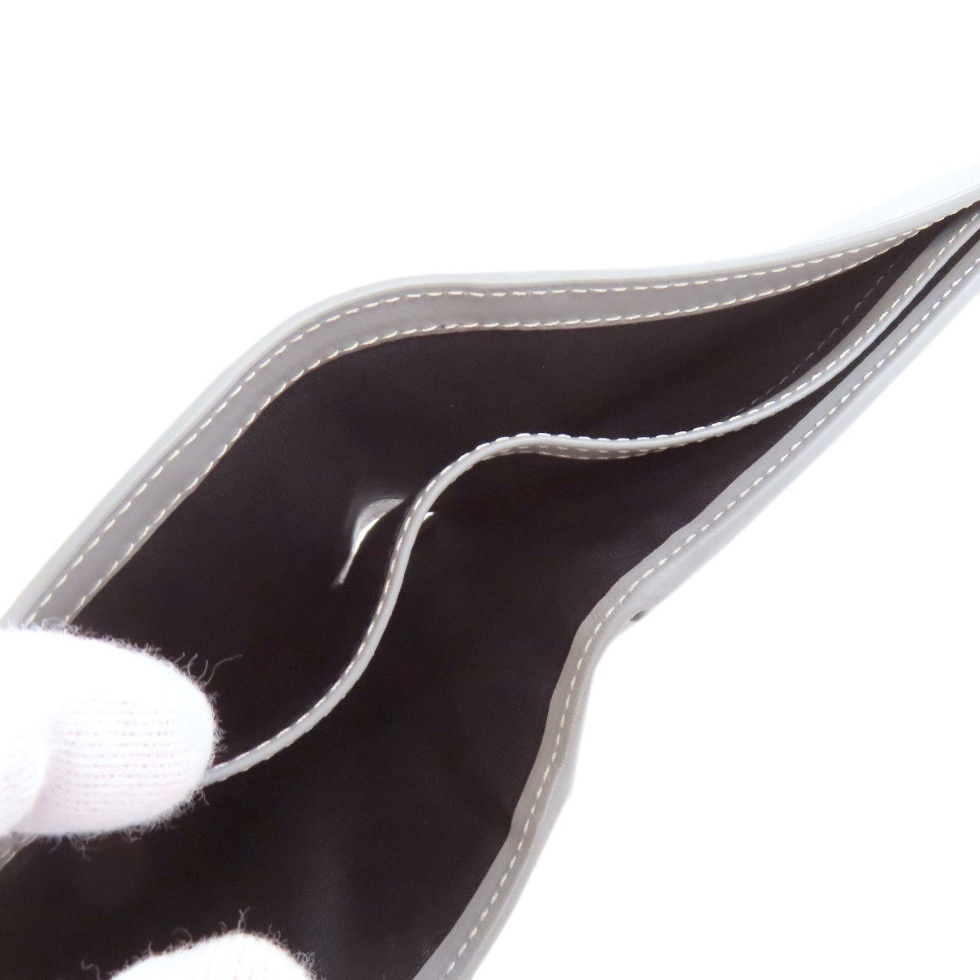 Christian Dior Gray Leather Wallet (Bi-Fold) ()