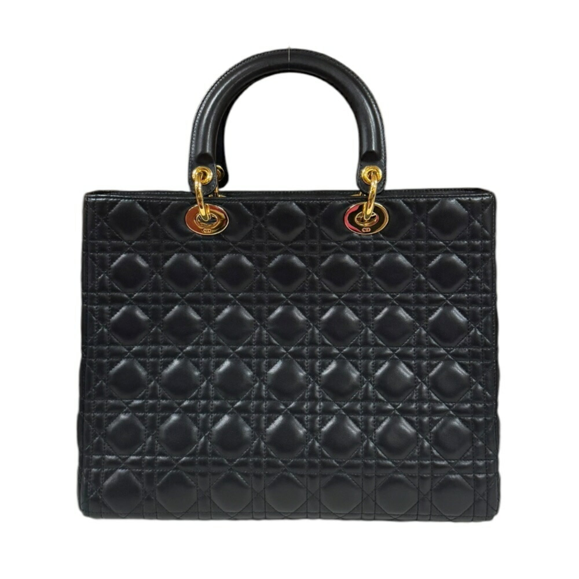 Christian Dior Black Leather Shoulder Bag ()