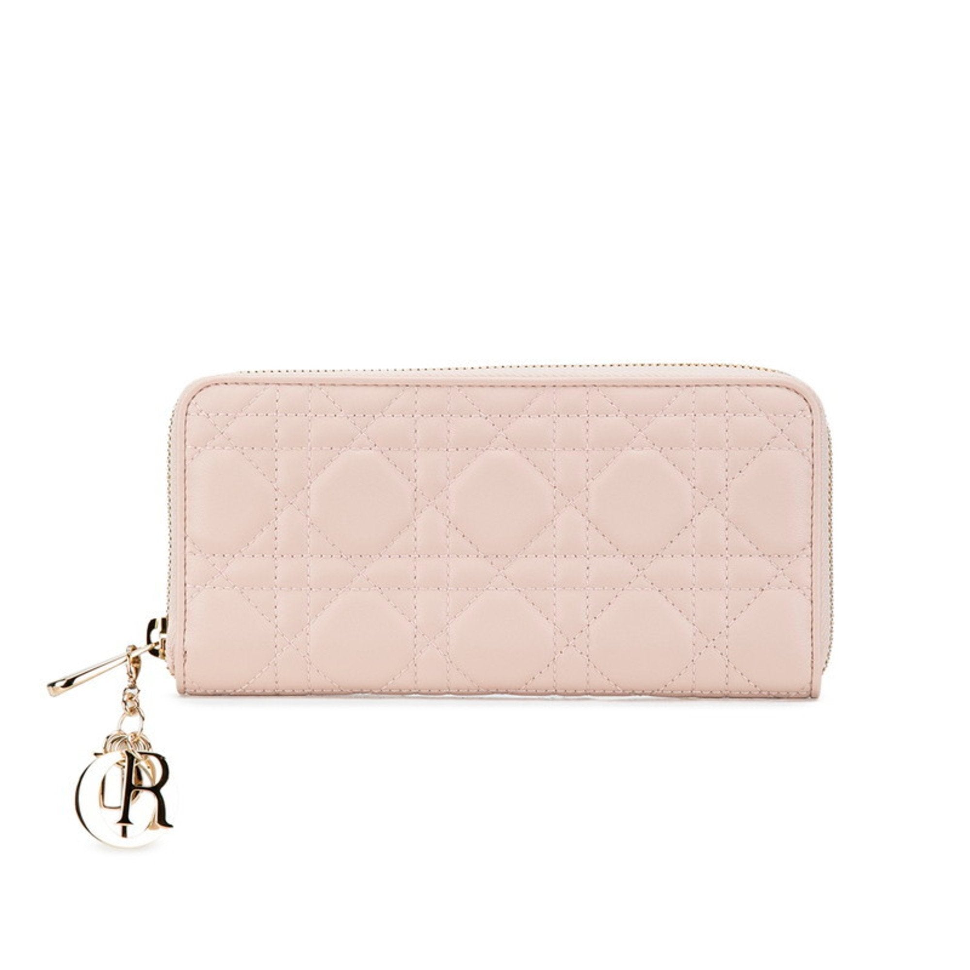 Christian Dior Pink Leather Coin Purse/Coin Case ()