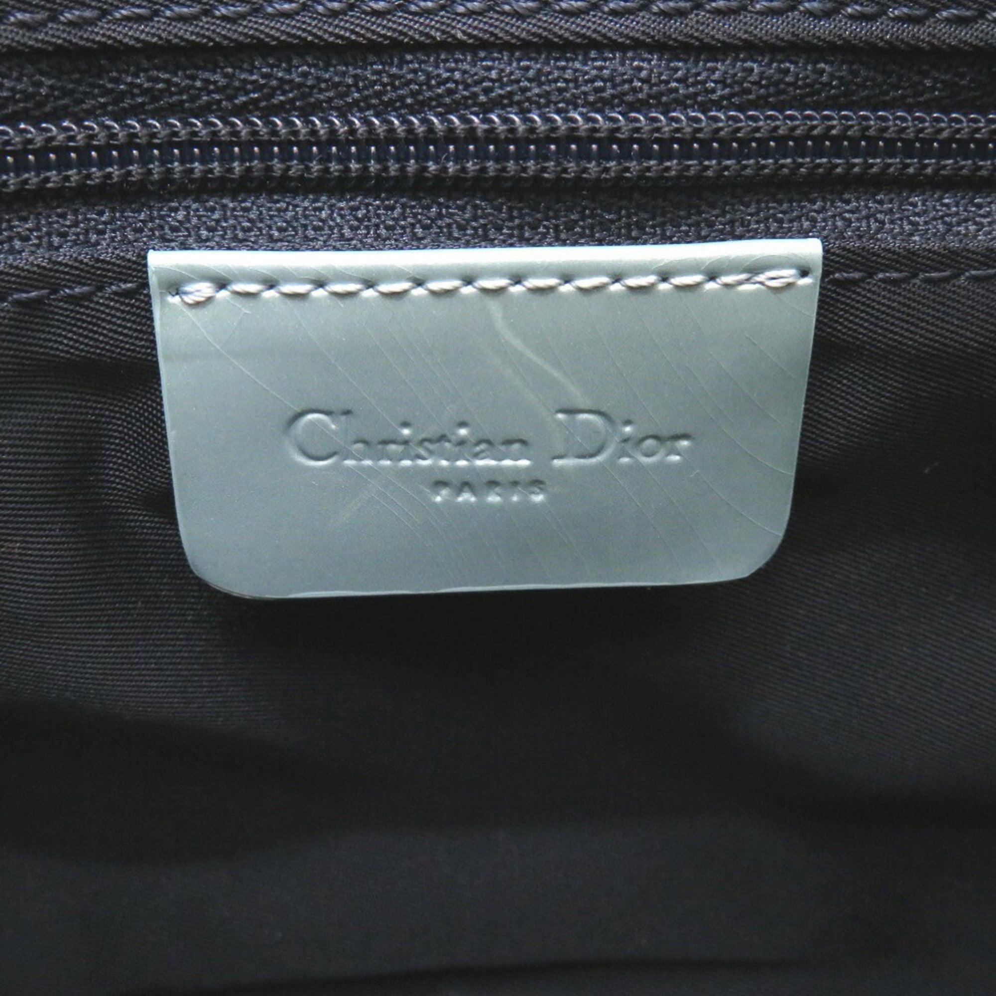 Christian Dior Blue Leather Handbag Shoulder Bag ()