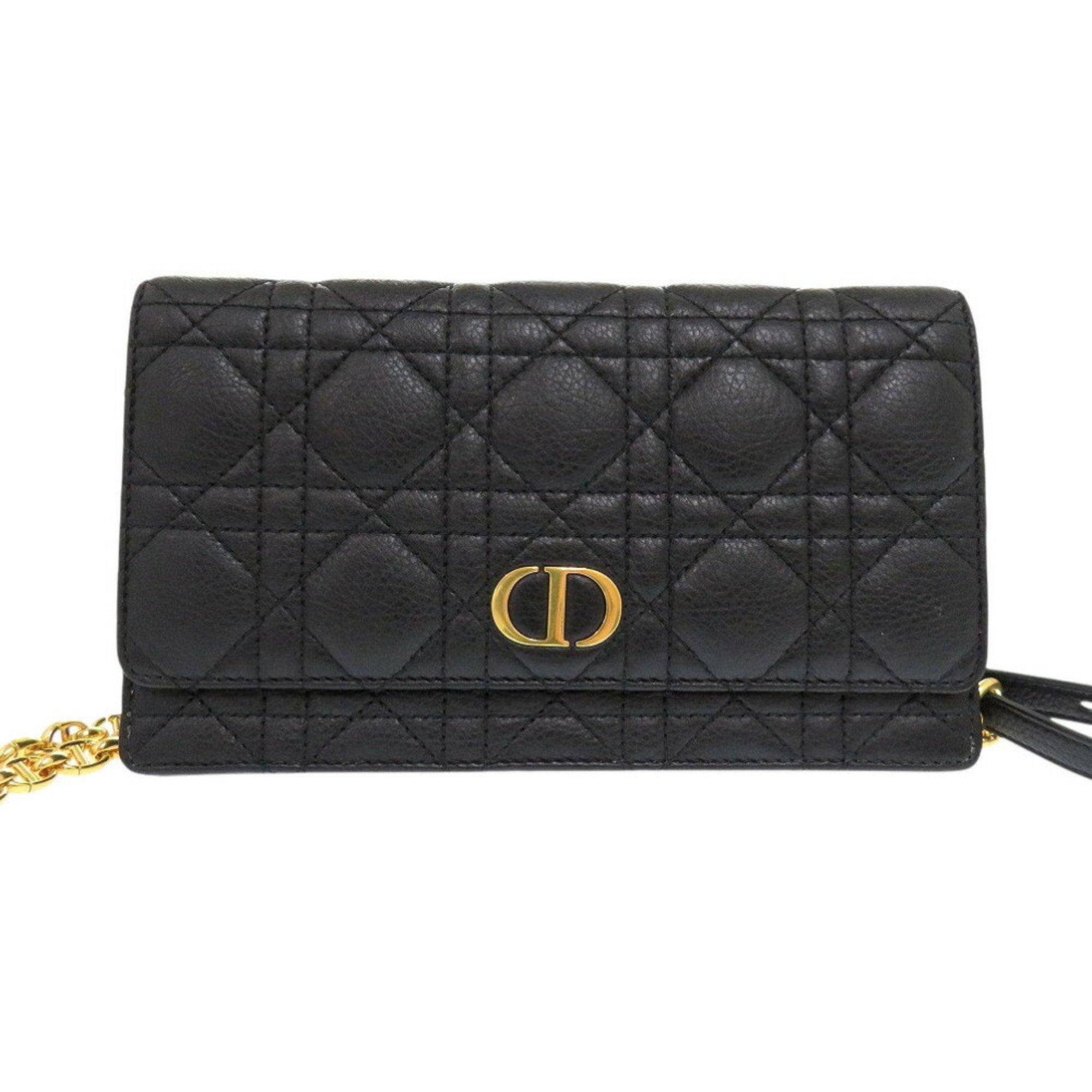 Christian Dior Black Leather Fanny Pack Pouch ()