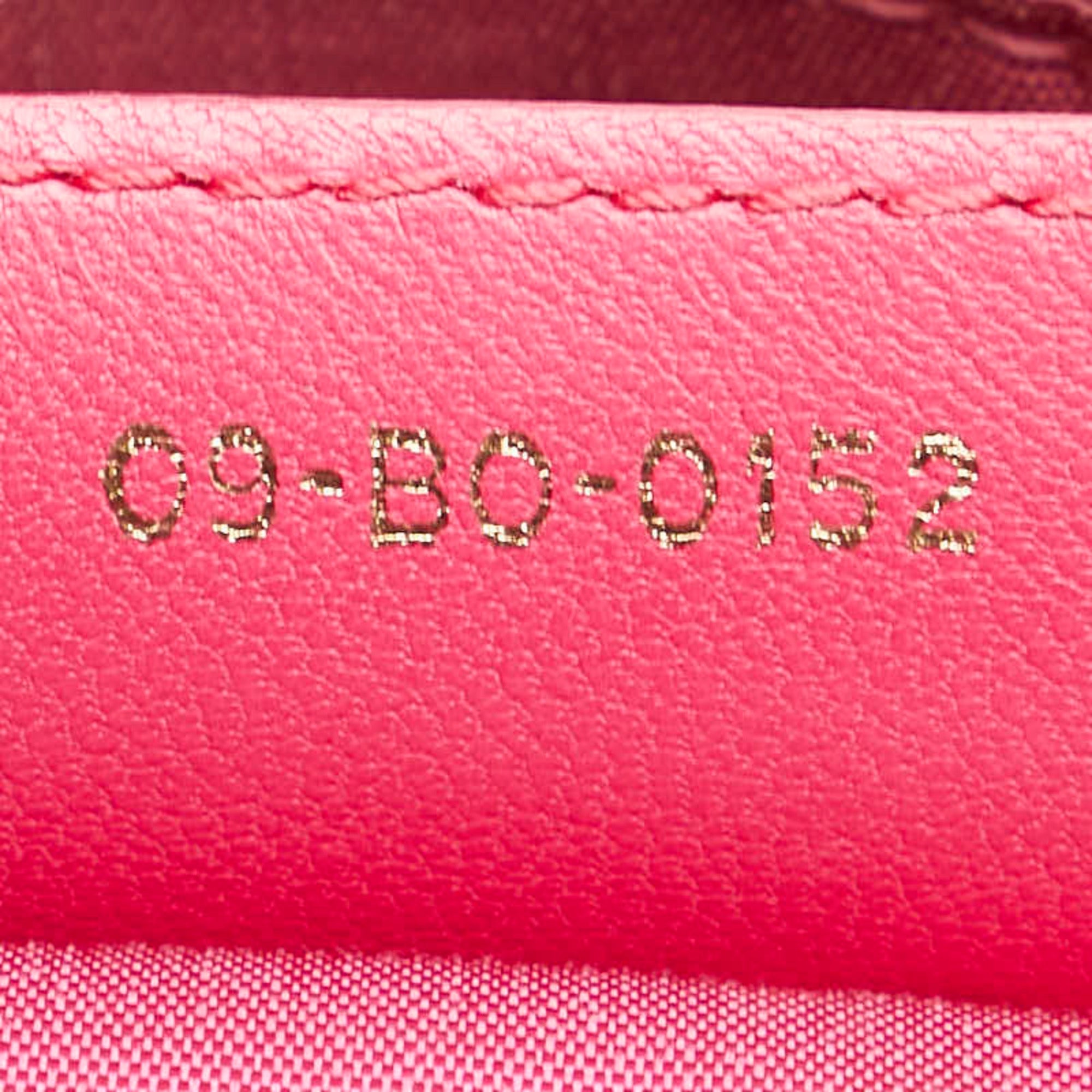 Christian Dior Pink Leather Handbag Shoulder Bag ()