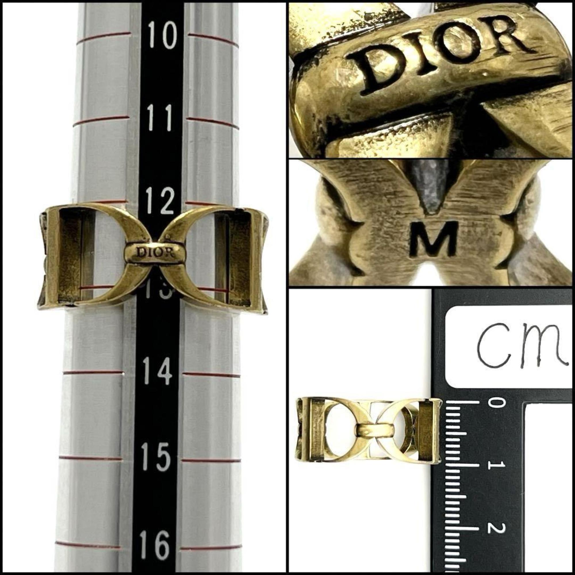 Christian Dior Gold Metal Band Ring ()