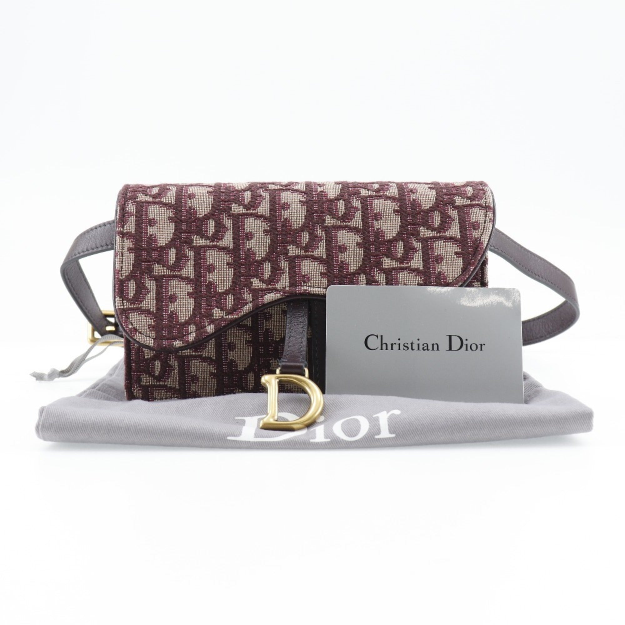 Christian Dior Bordeaux Canvas Fanny Pack ()