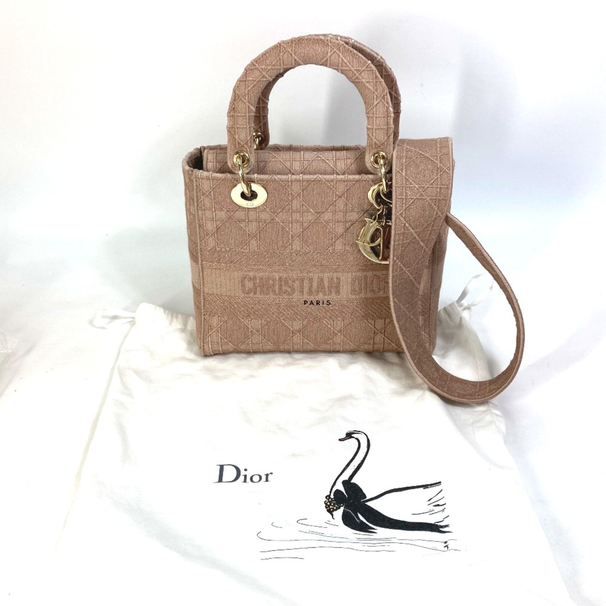 Christian Dior Pink Cloth Handbag ()