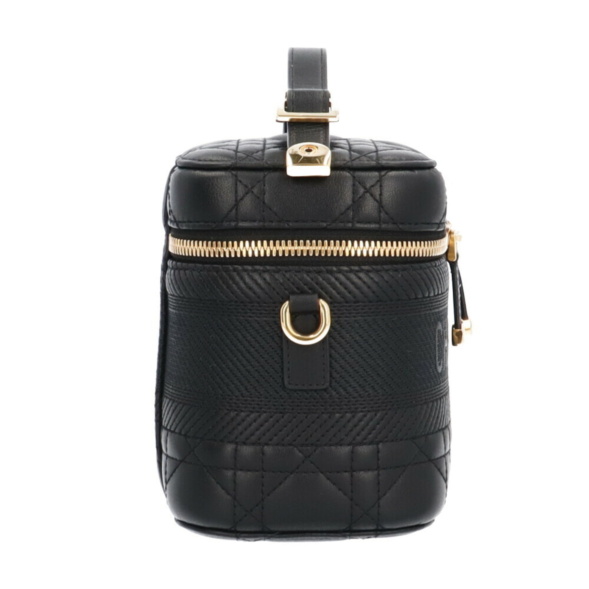 Christian Dior Black Leather Shoulder Bag ()