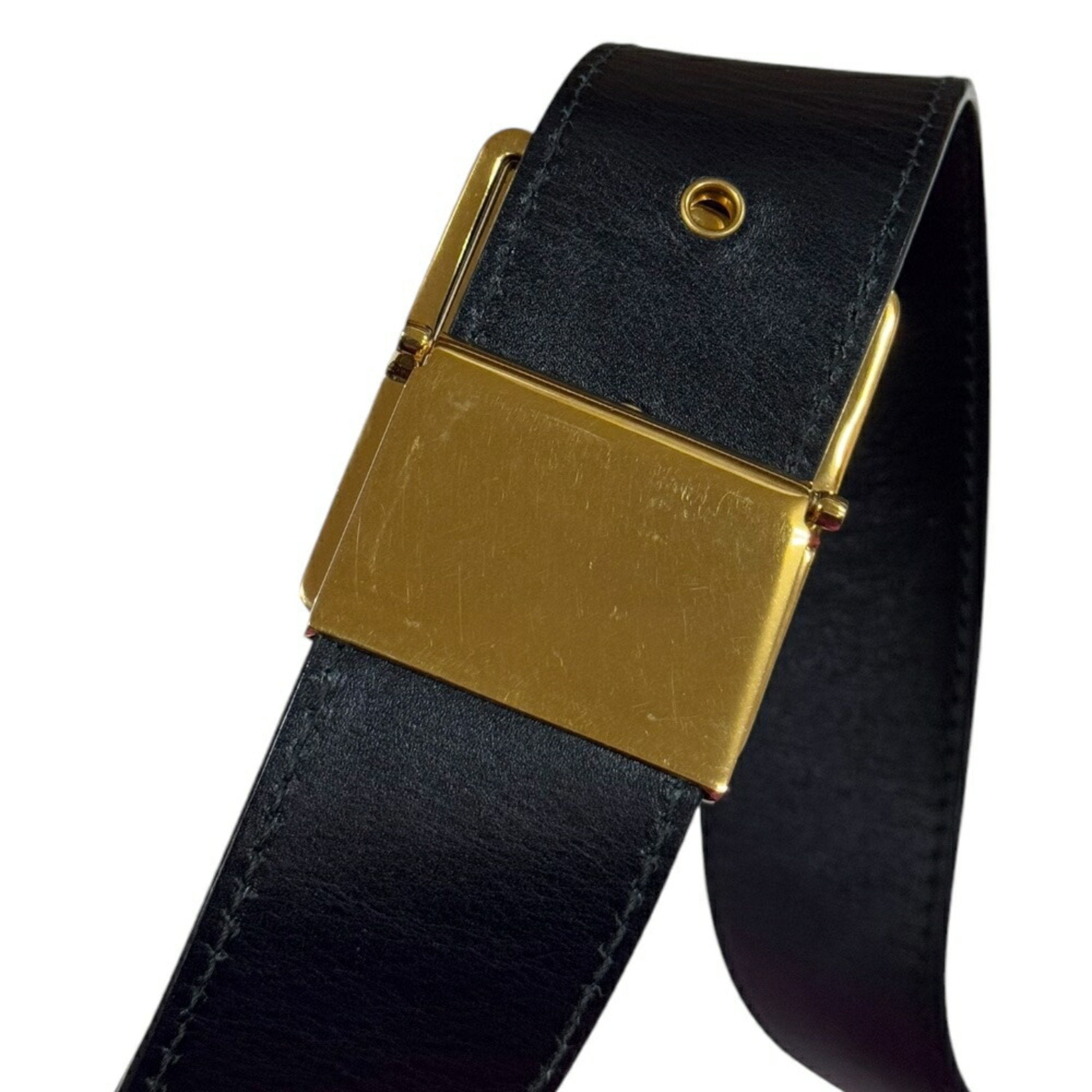 Christian Dior Black Leather Shoulder Bag ()