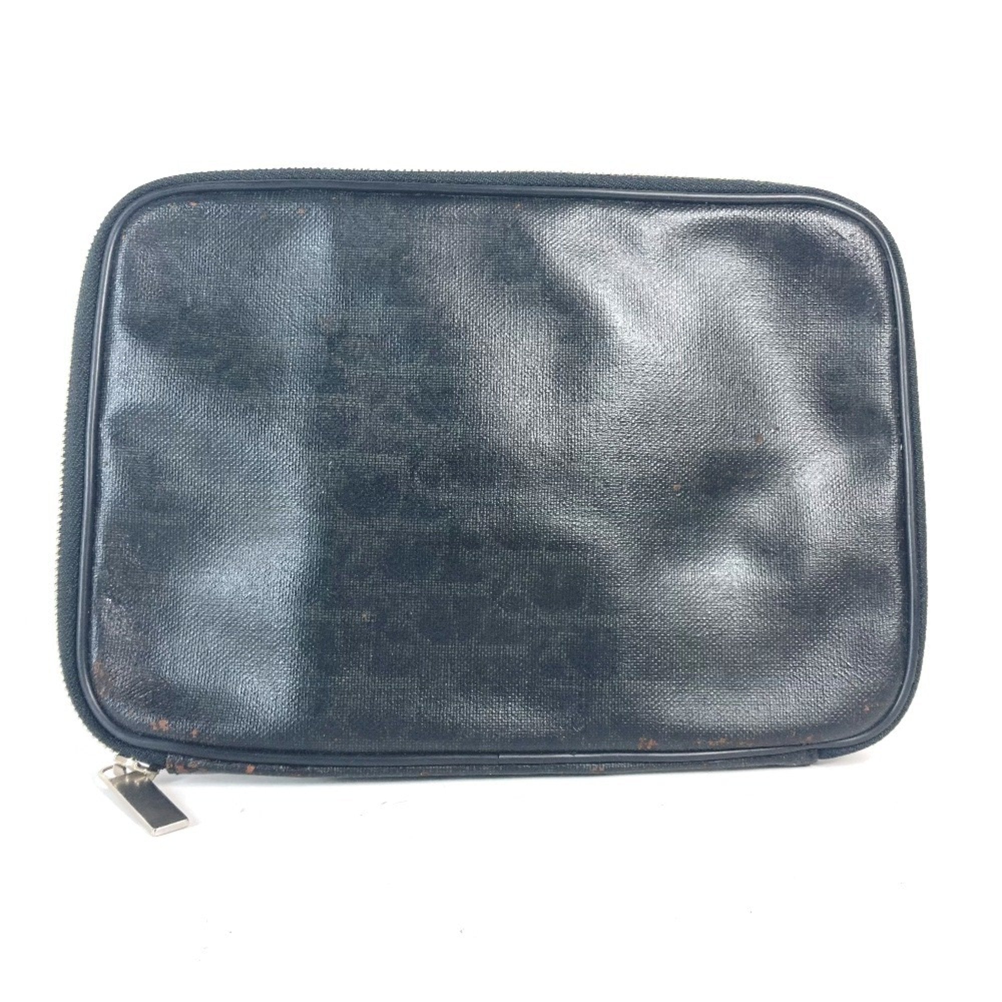 Christian Dior Black Pvc Clutch Bag Pouch ()