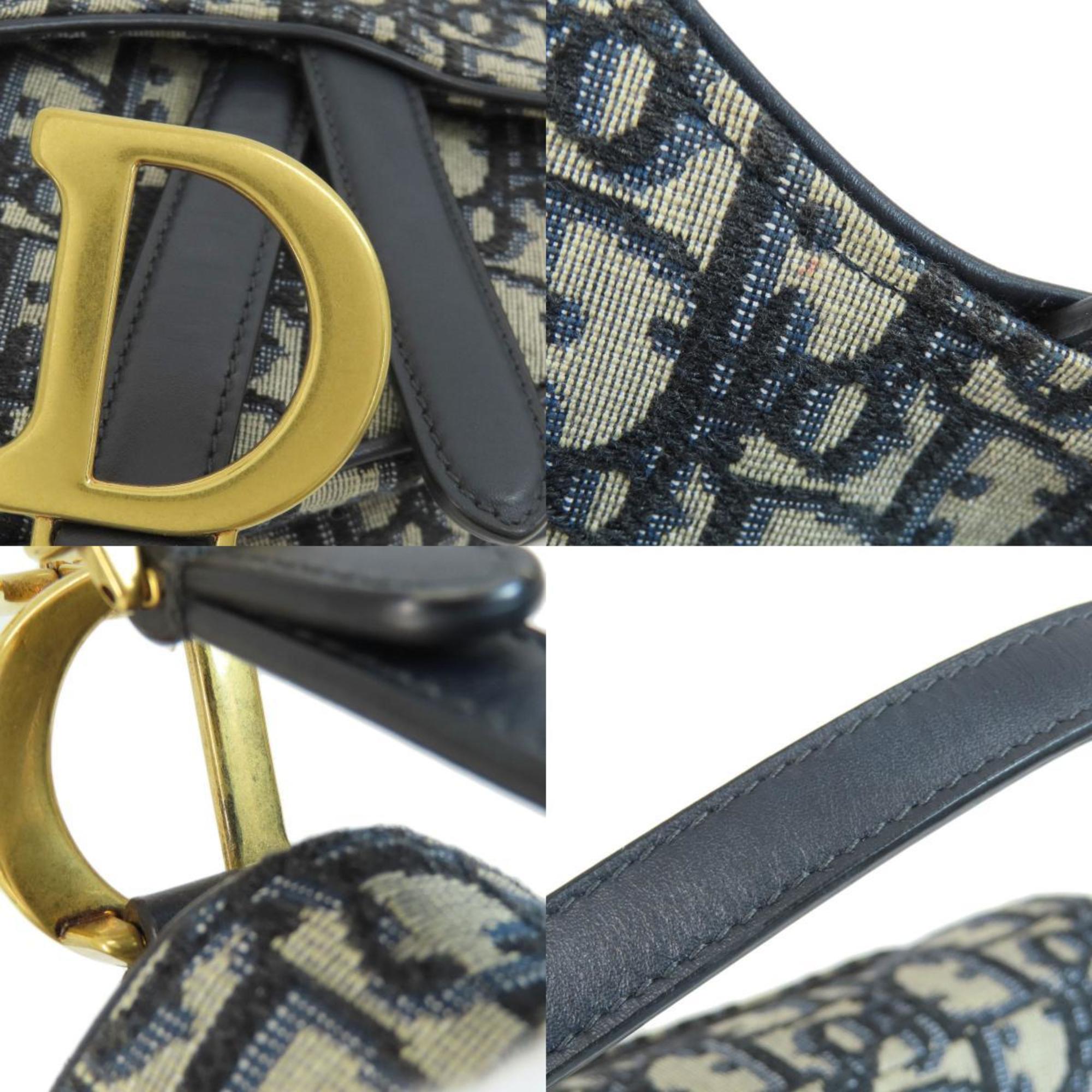 Christian Dior Navy Canvas Handbag ()