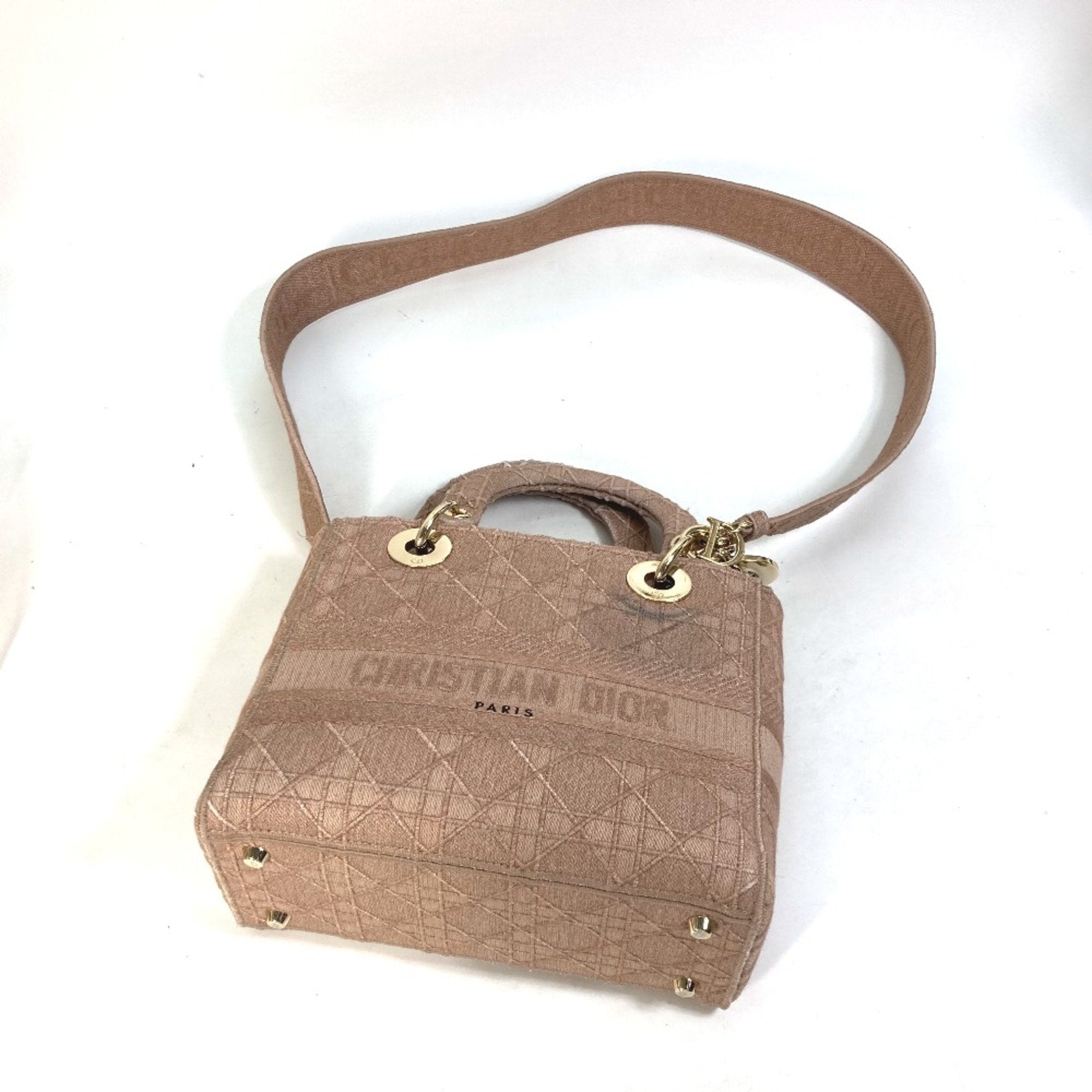 Christian Dior Pink Cloth Handbag ()