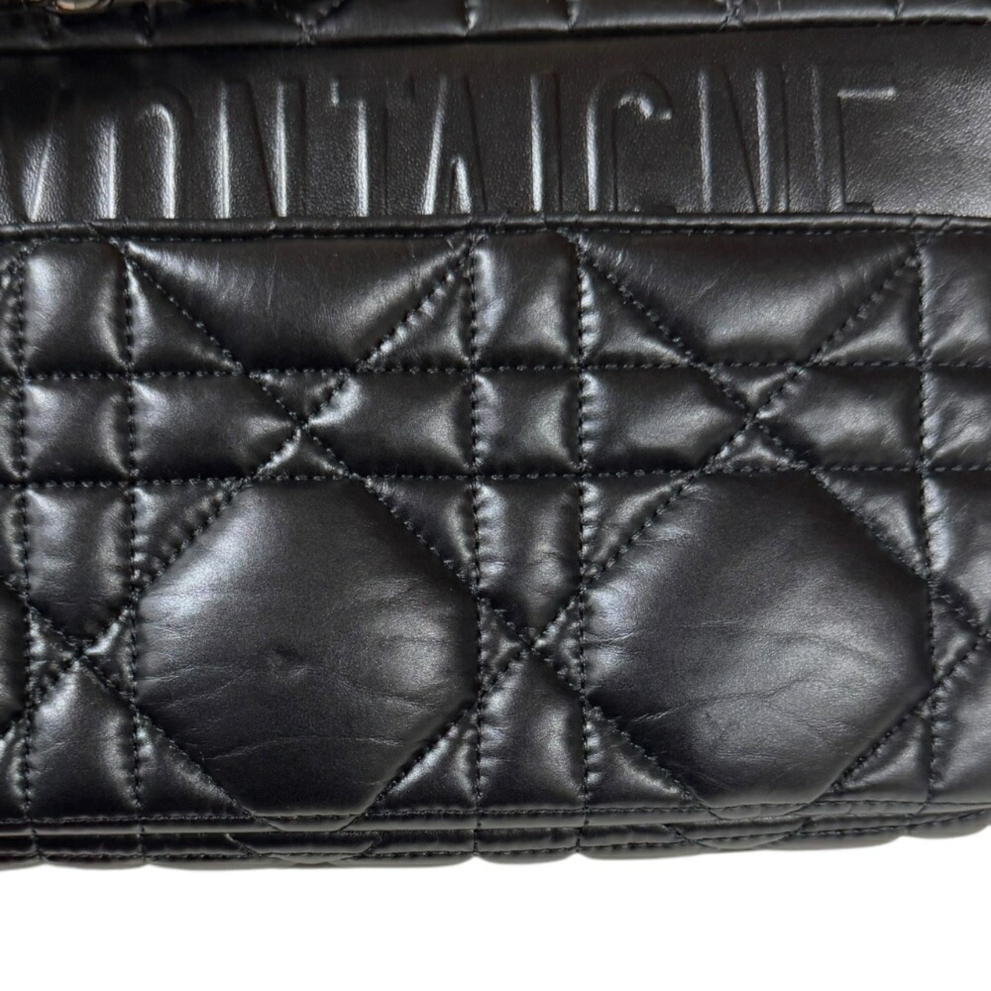 Christian Dior Black Leather Shoulder Bag ()