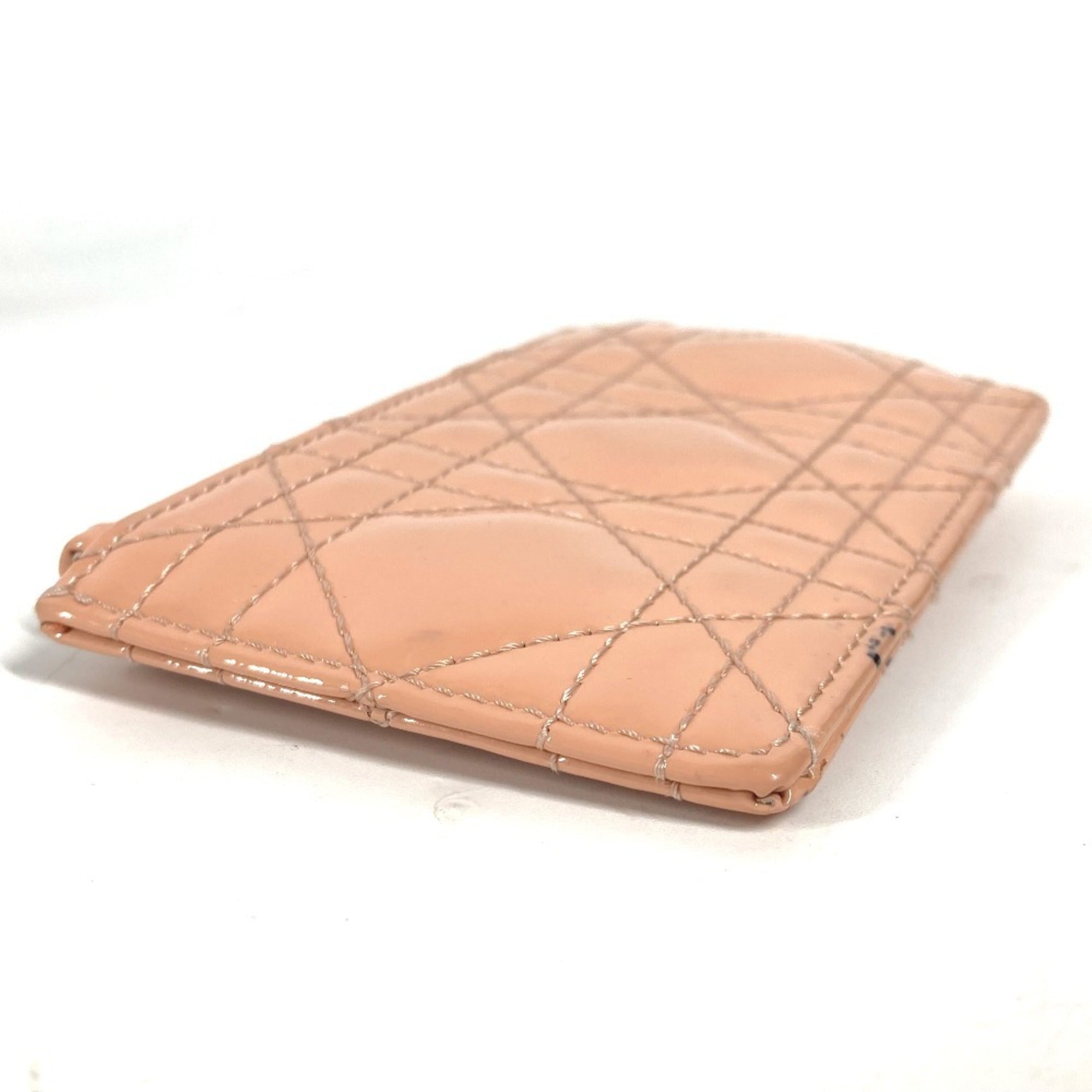 Christian Dior Pink Leather Coin Purse/Coin Case ()