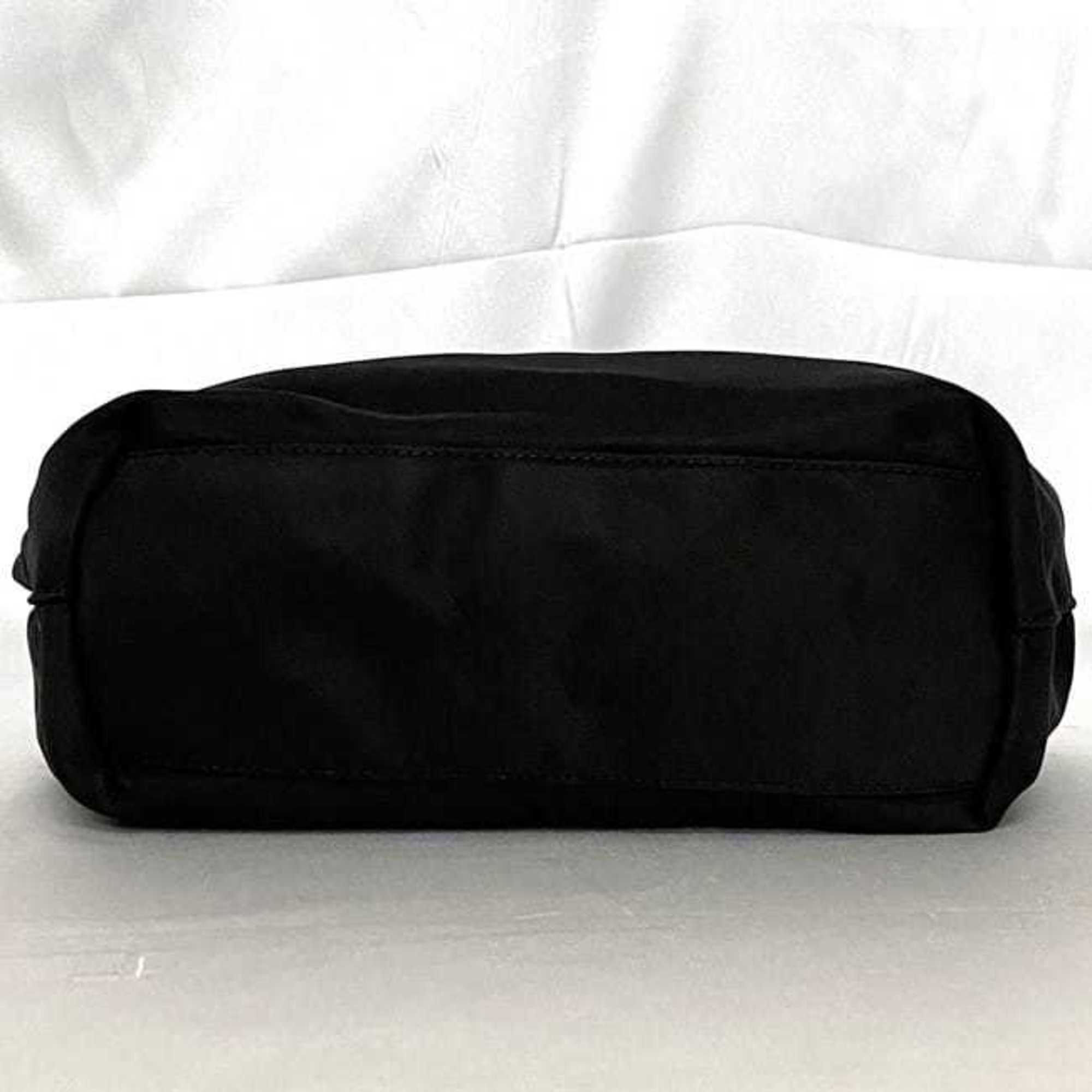 Christian Dior Black Nylon Plastic Handbag ()