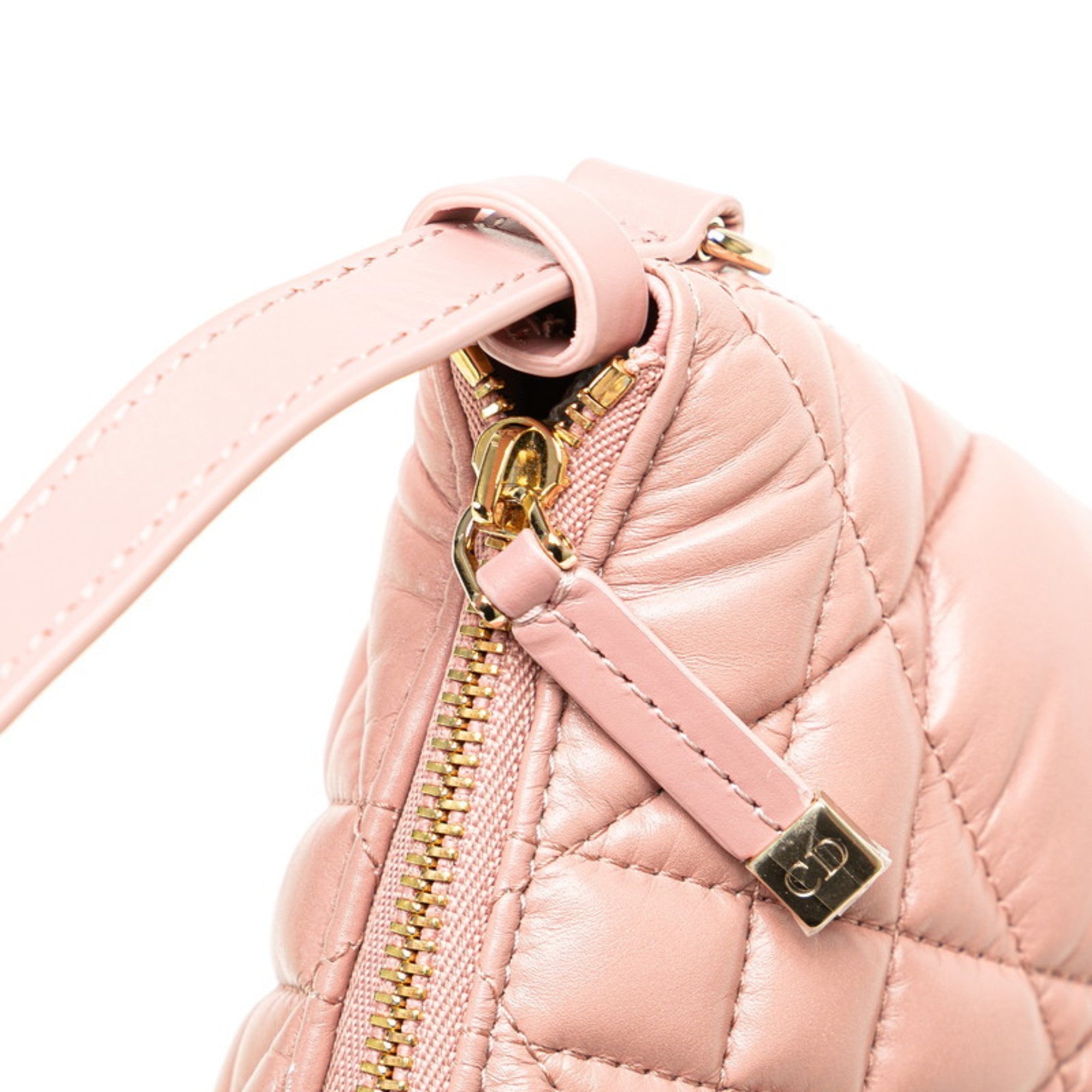 Christian Dior Pink Leather Pouch ()