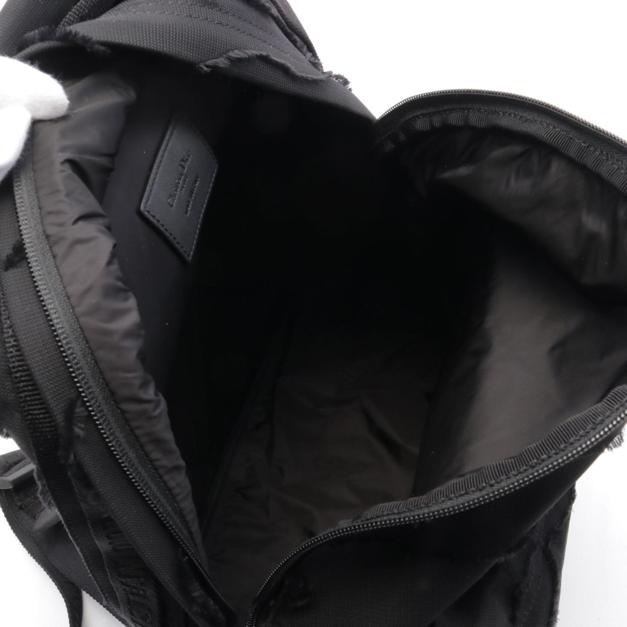 Christian Dior Black Canvas Backpack ()